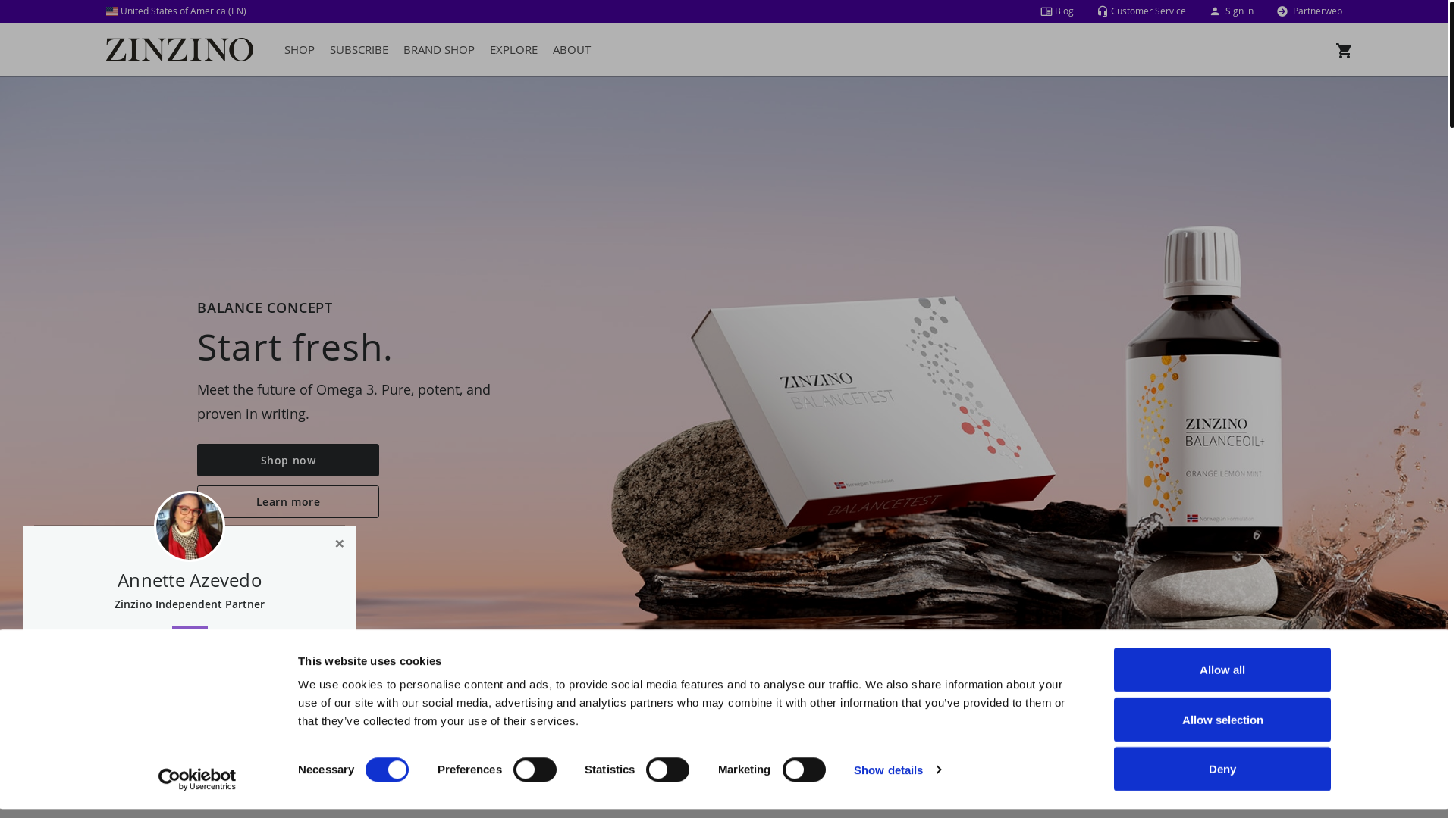 website screenshot of https://shoot4balance.shop/