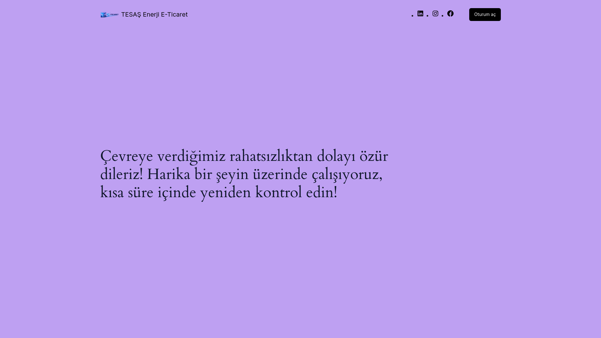 website screenshot of https://tesas.info