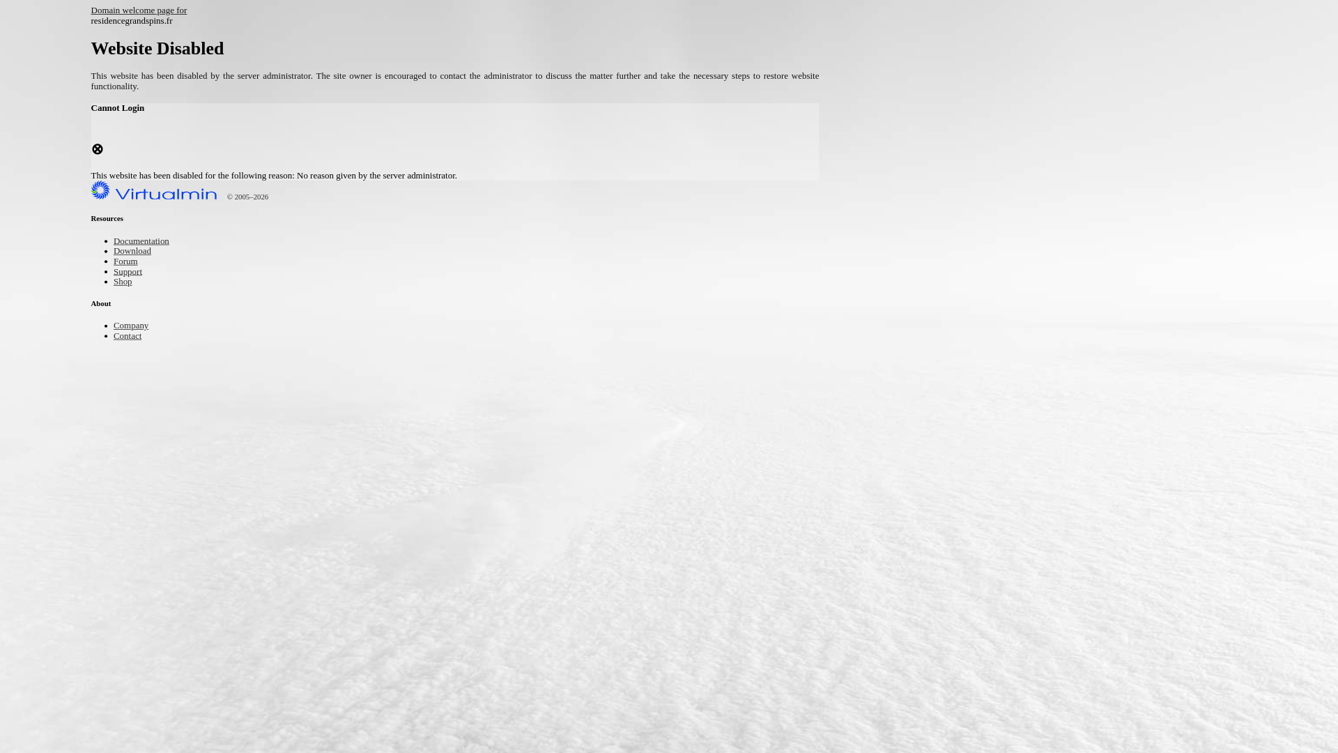 website screenshot of https://residencegrandspins.fr/