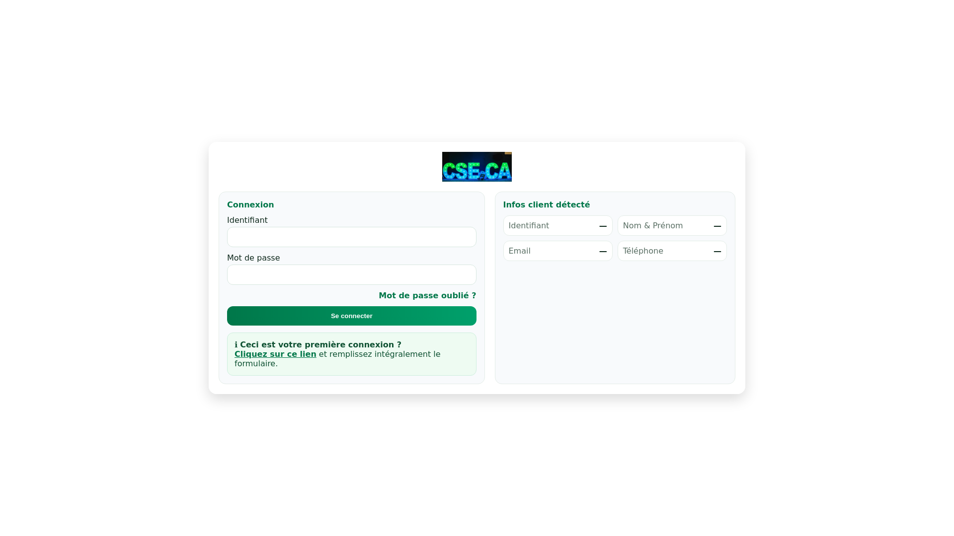 website screenshot of https://cseca.fr/