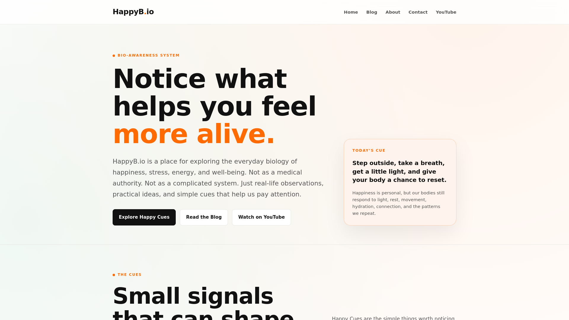 website screenshot of https://happybio.pages.dev/