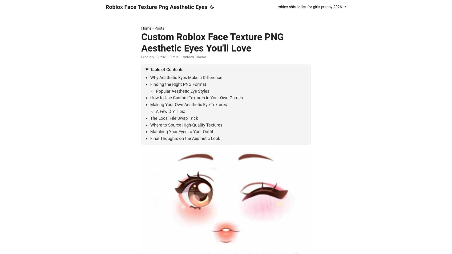 website screenshot of https://roblox-face-texture-png-aesthetic-eyes.pages.dev/