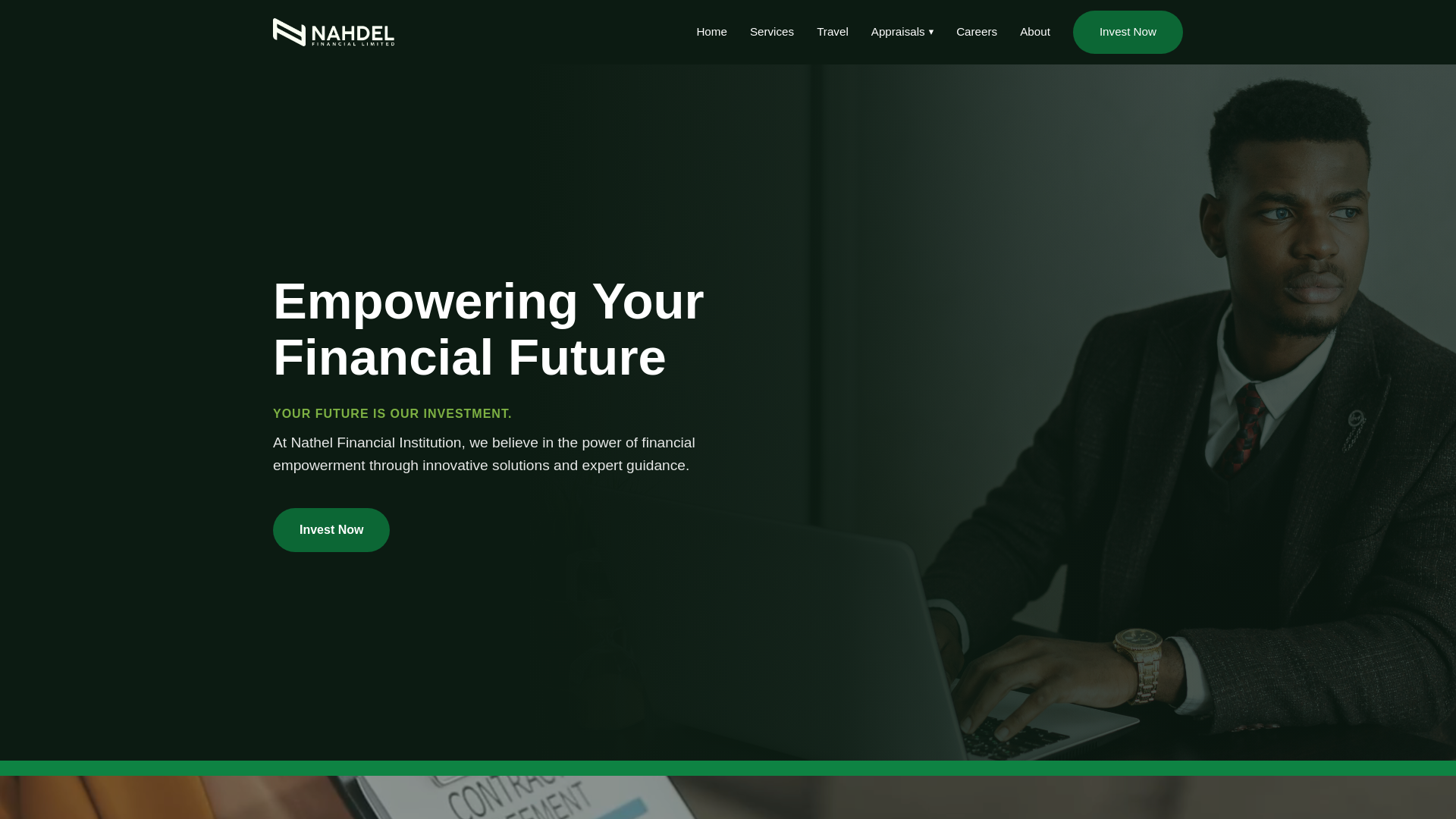 website screenshot of https://nathel.org/