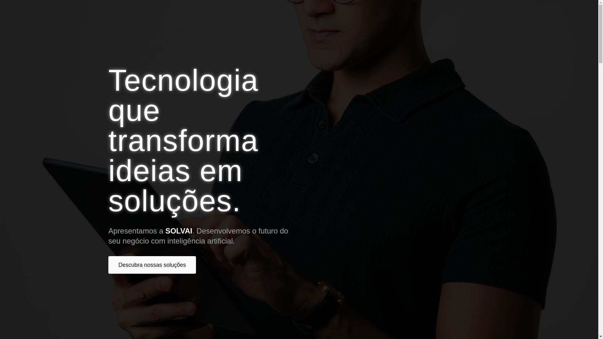 website screenshot of https://solvai.site/