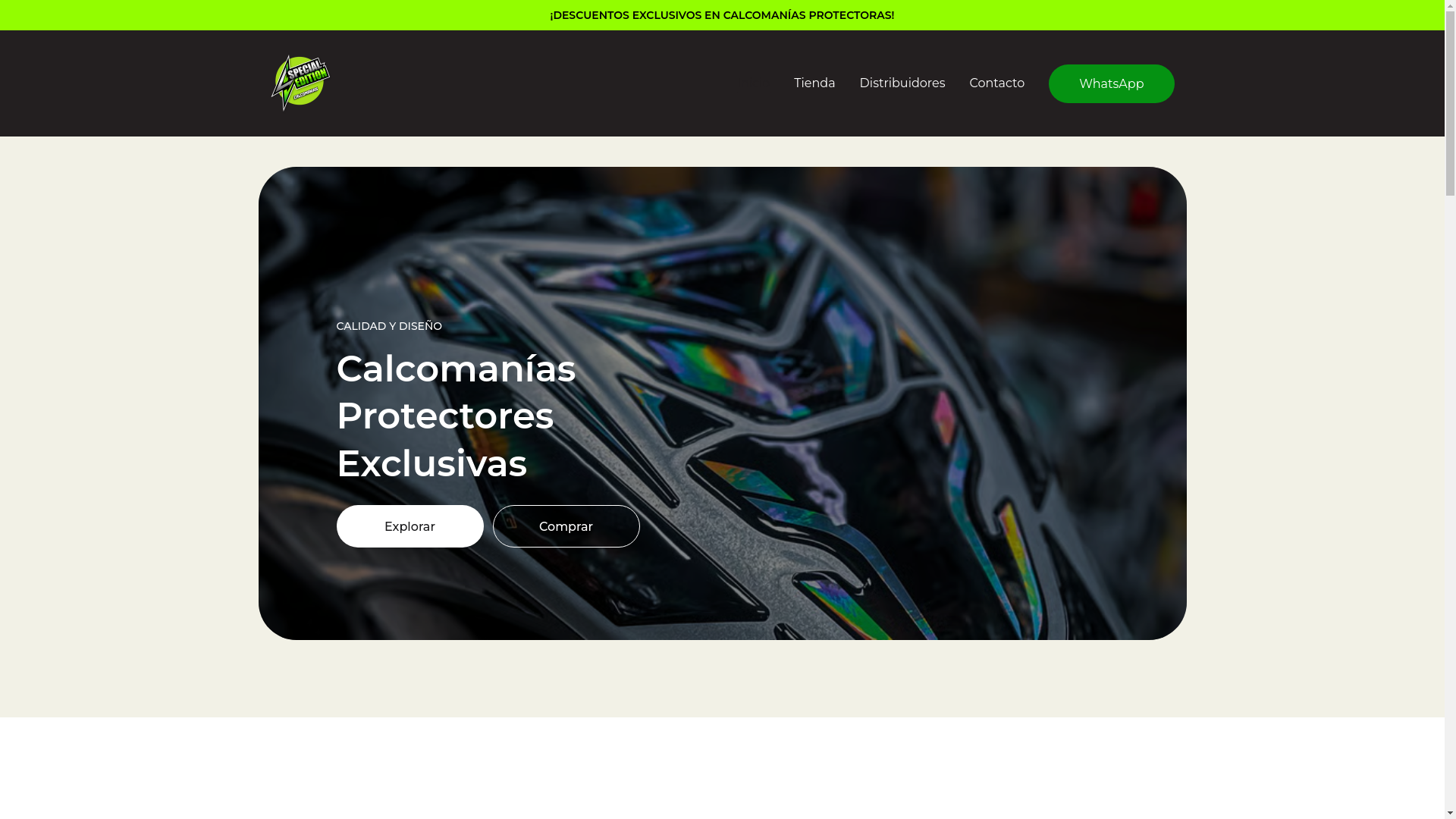 website screenshot of https://calcomaniasspecialeditioncol.com/