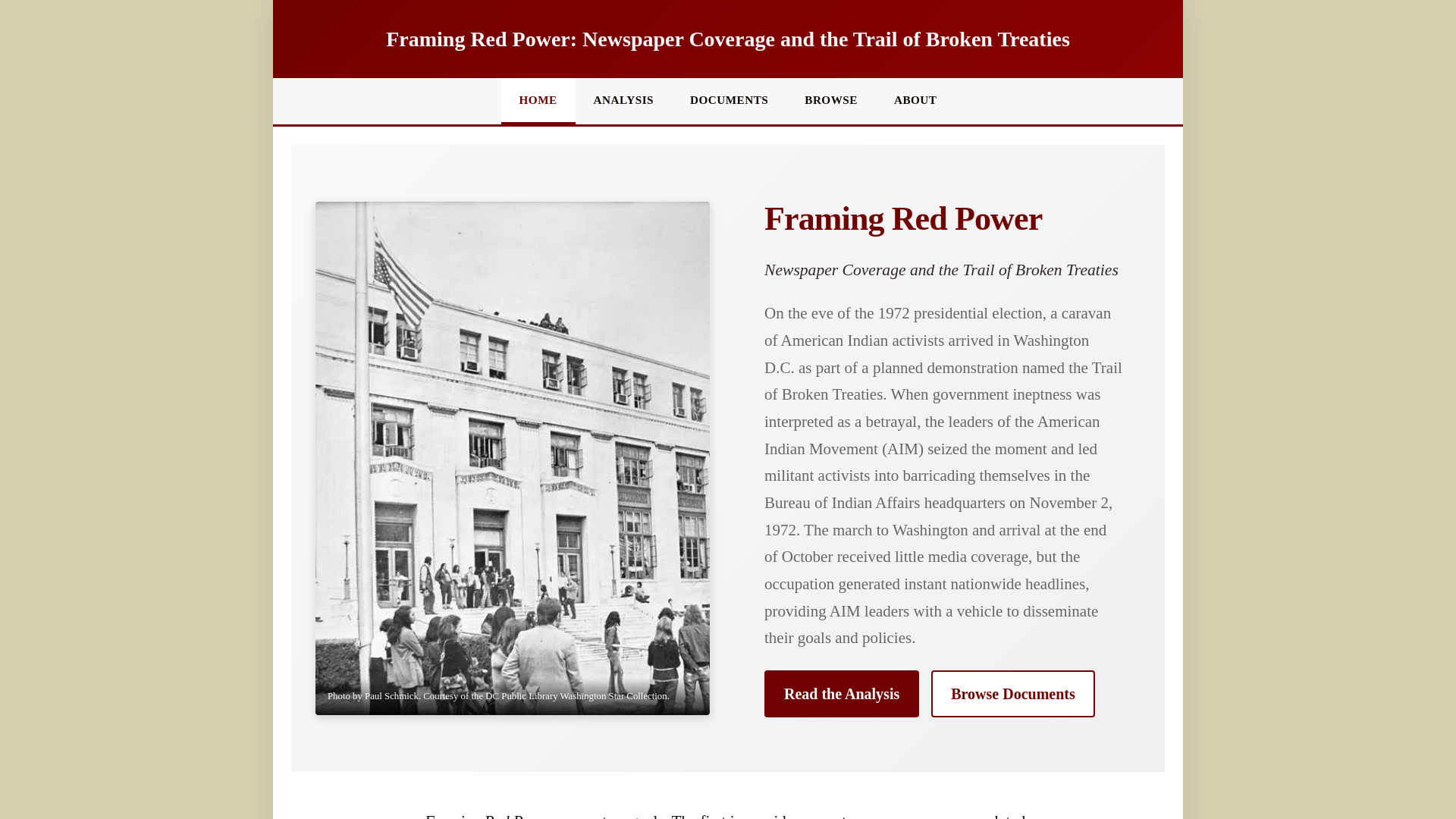 website screenshot of https://framingredpower.pages.dev/