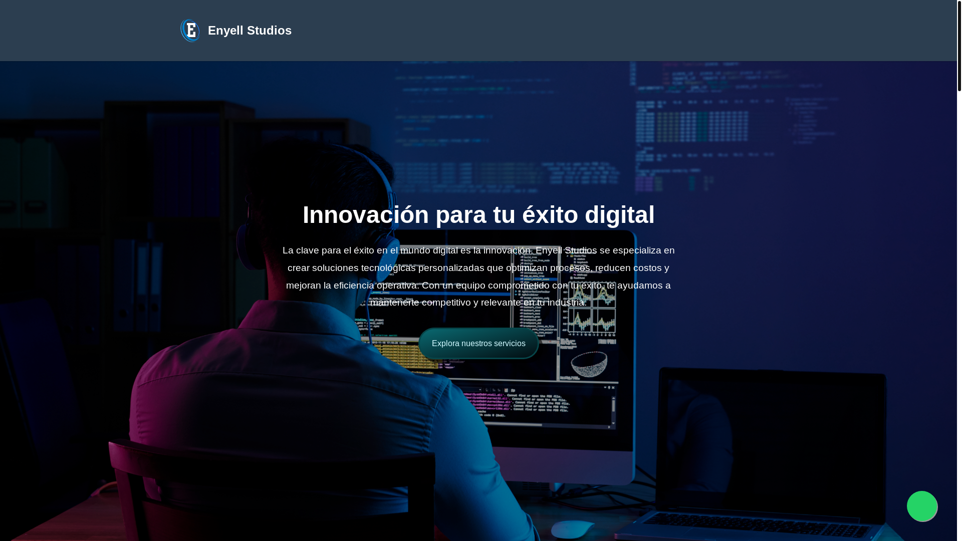 website screenshot of https://enyellstudios.com/