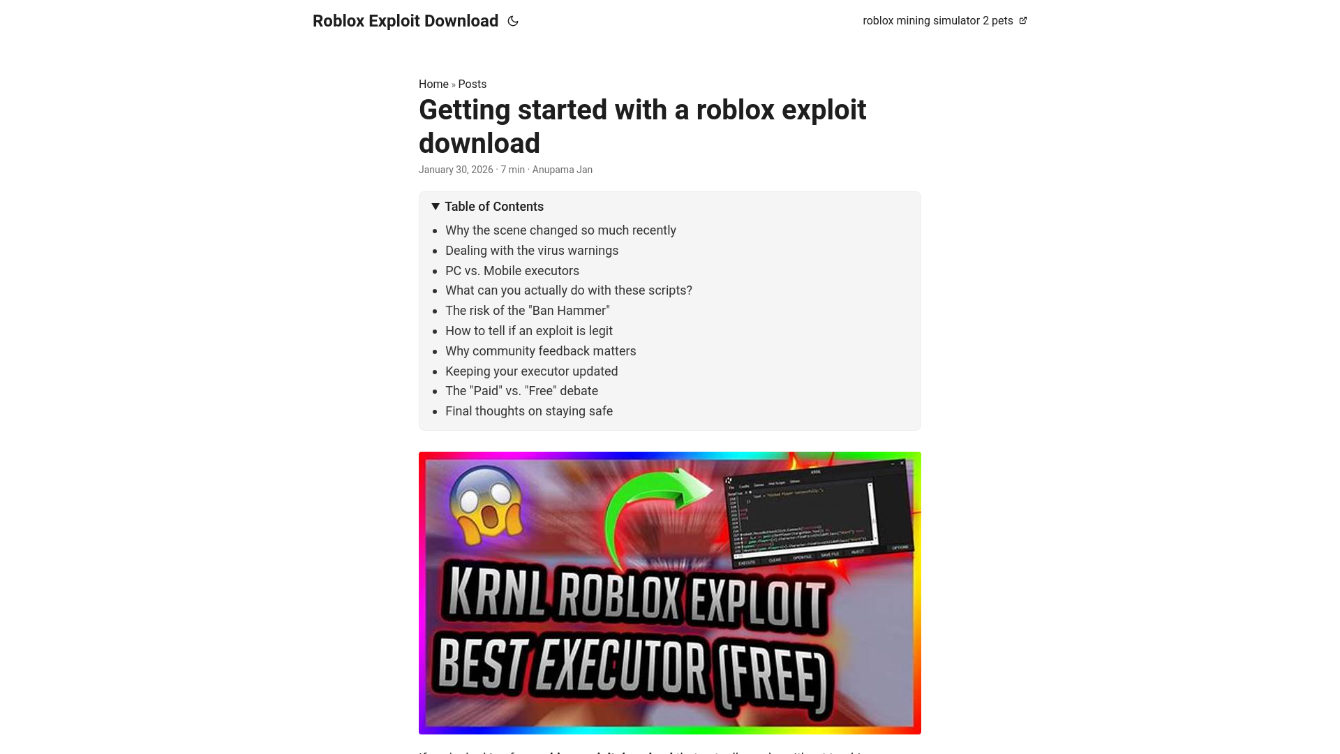 website screenshot of https://roblox-exploit-download.pages.dev/