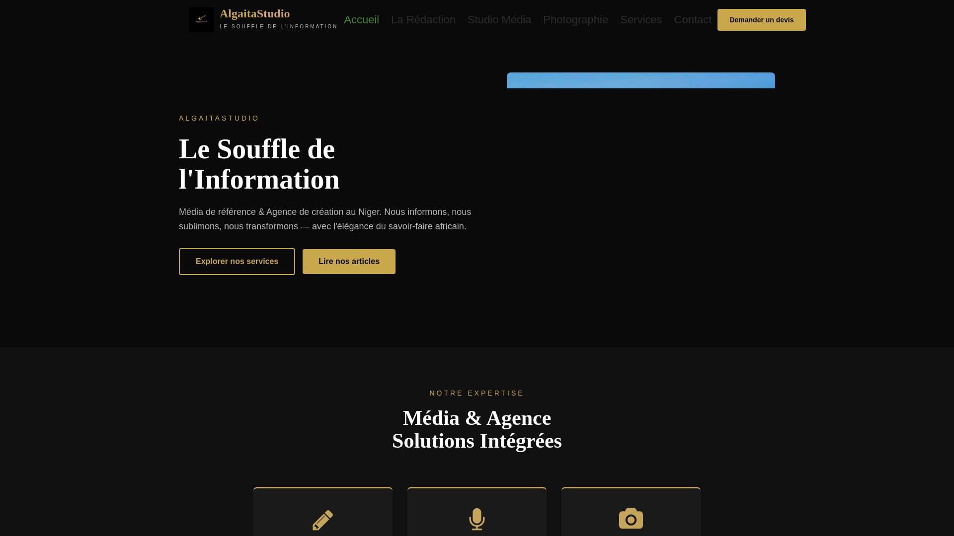 website screenshot of https://algaitastudio.com/