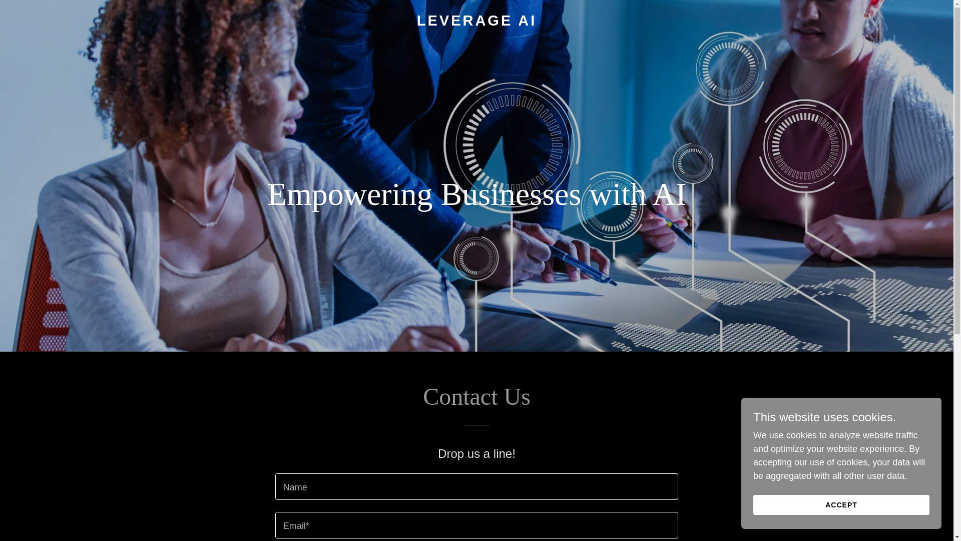 website screenshot of https://leverageai.cc/