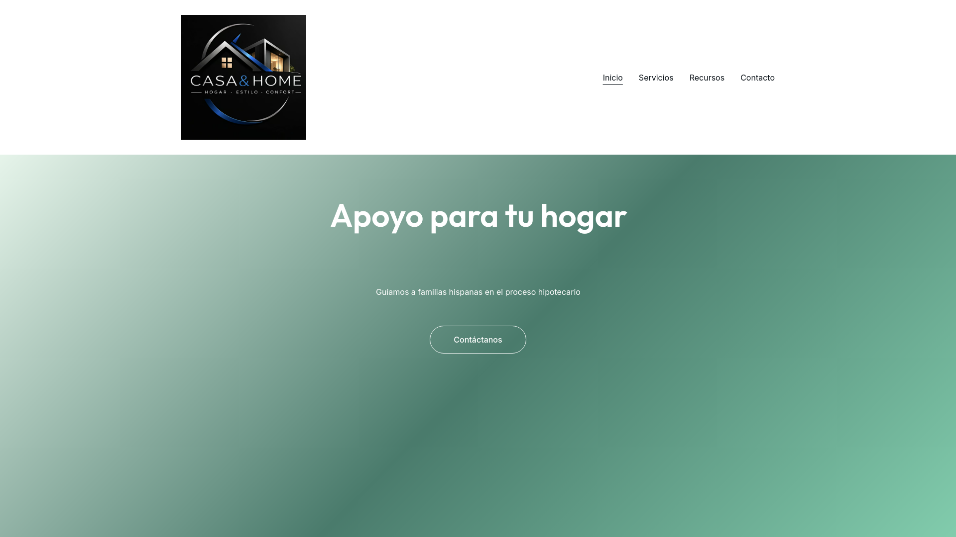 website screenshot of https://casaandhomemn.com/