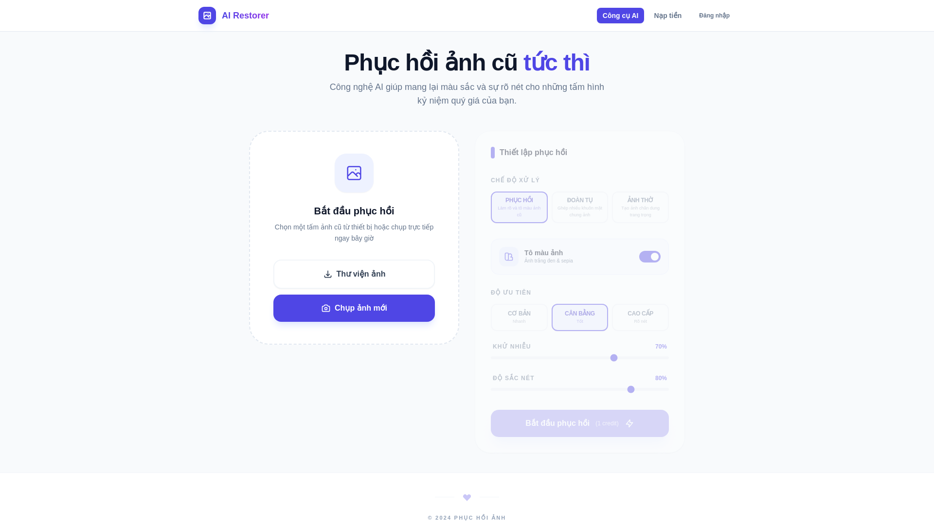 website screenshot of https://phuchoianh.online/