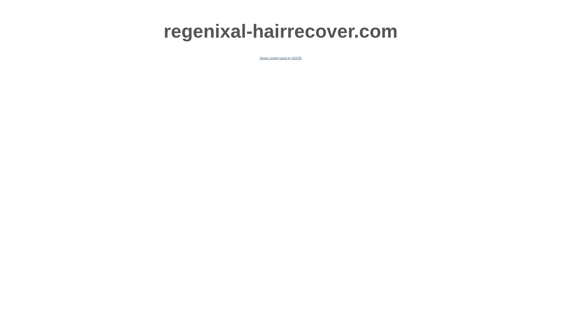 website screenshot of https://regenixal-hairrecover.com/