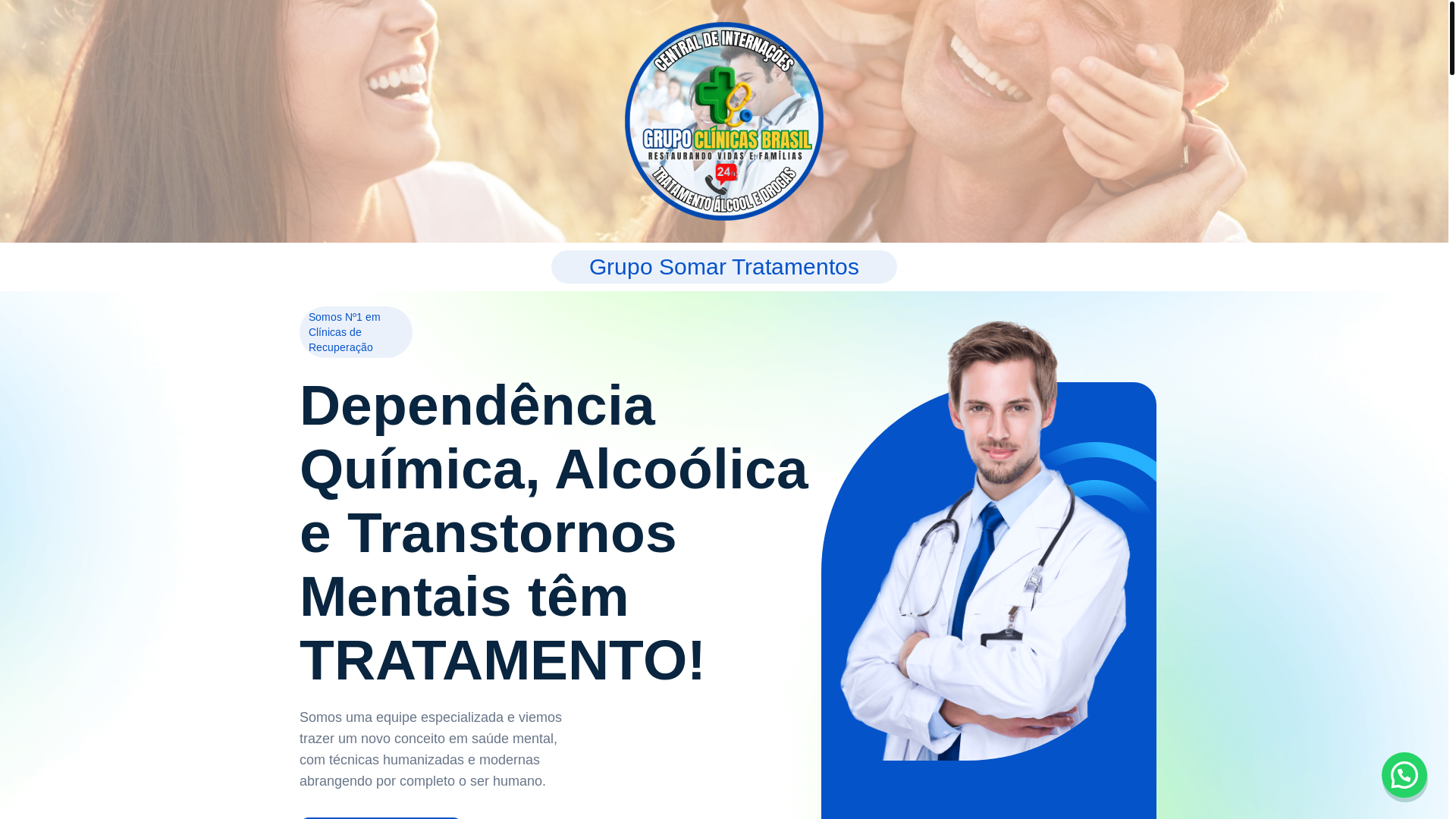 website screenshot of https://gruposomartratamentos.com.br/