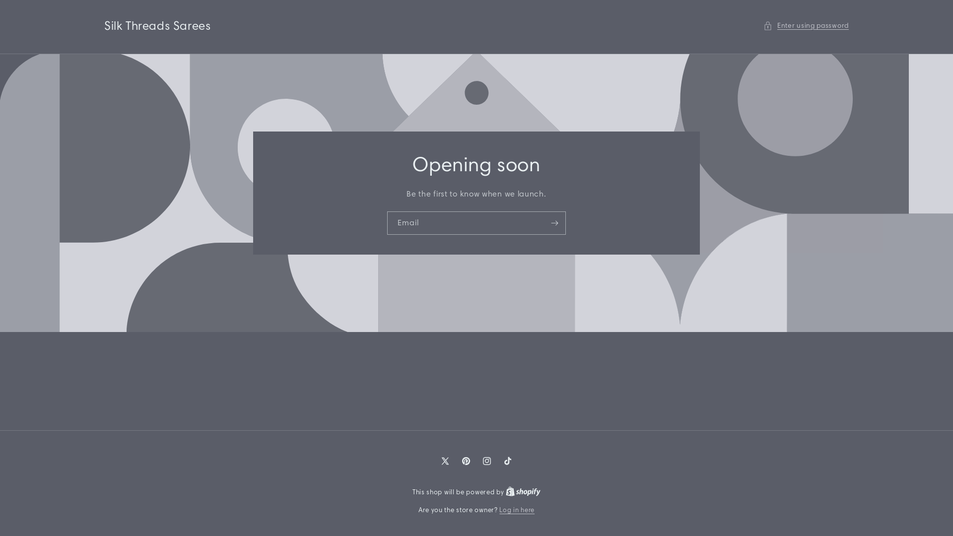 website screenshot of https://silkthreadssarees.com/