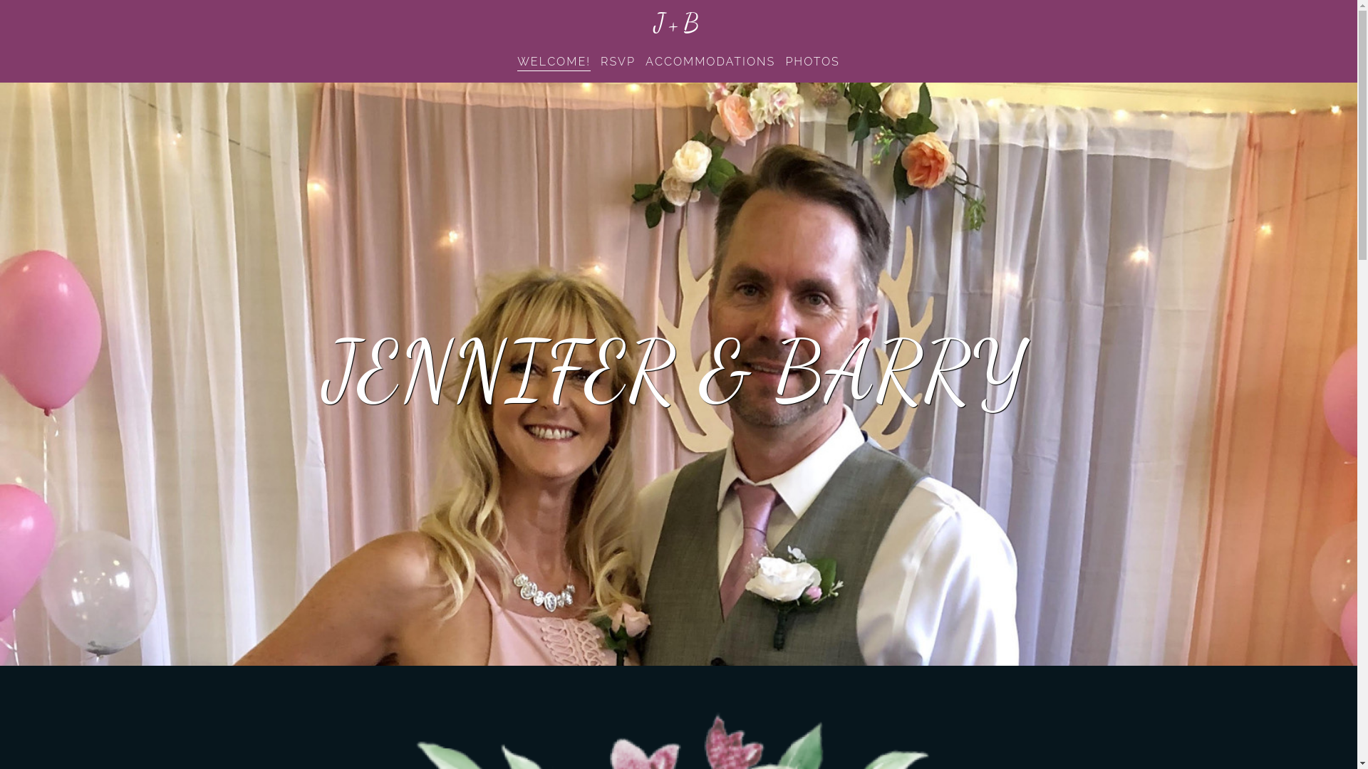 website screenshot of https://jenandbarryatlast.com/