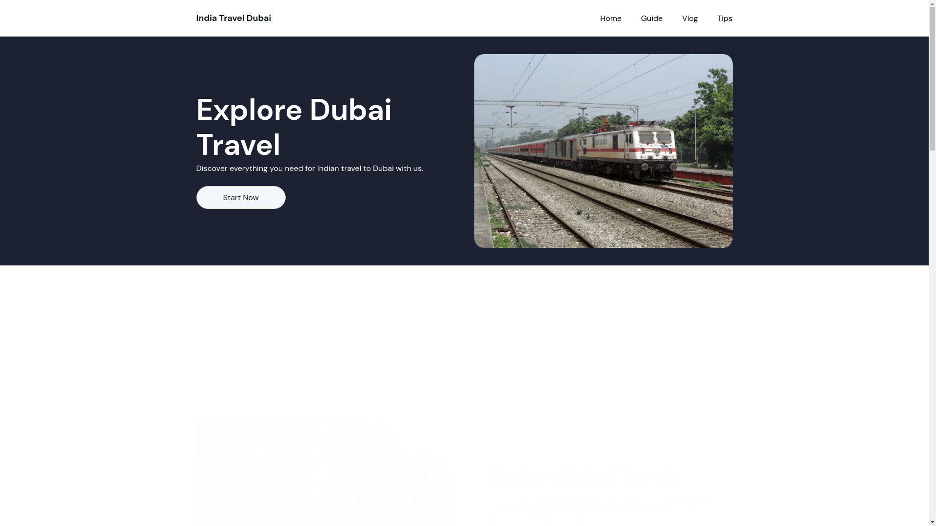 website screenshot of https://indiadubaitavel.com/