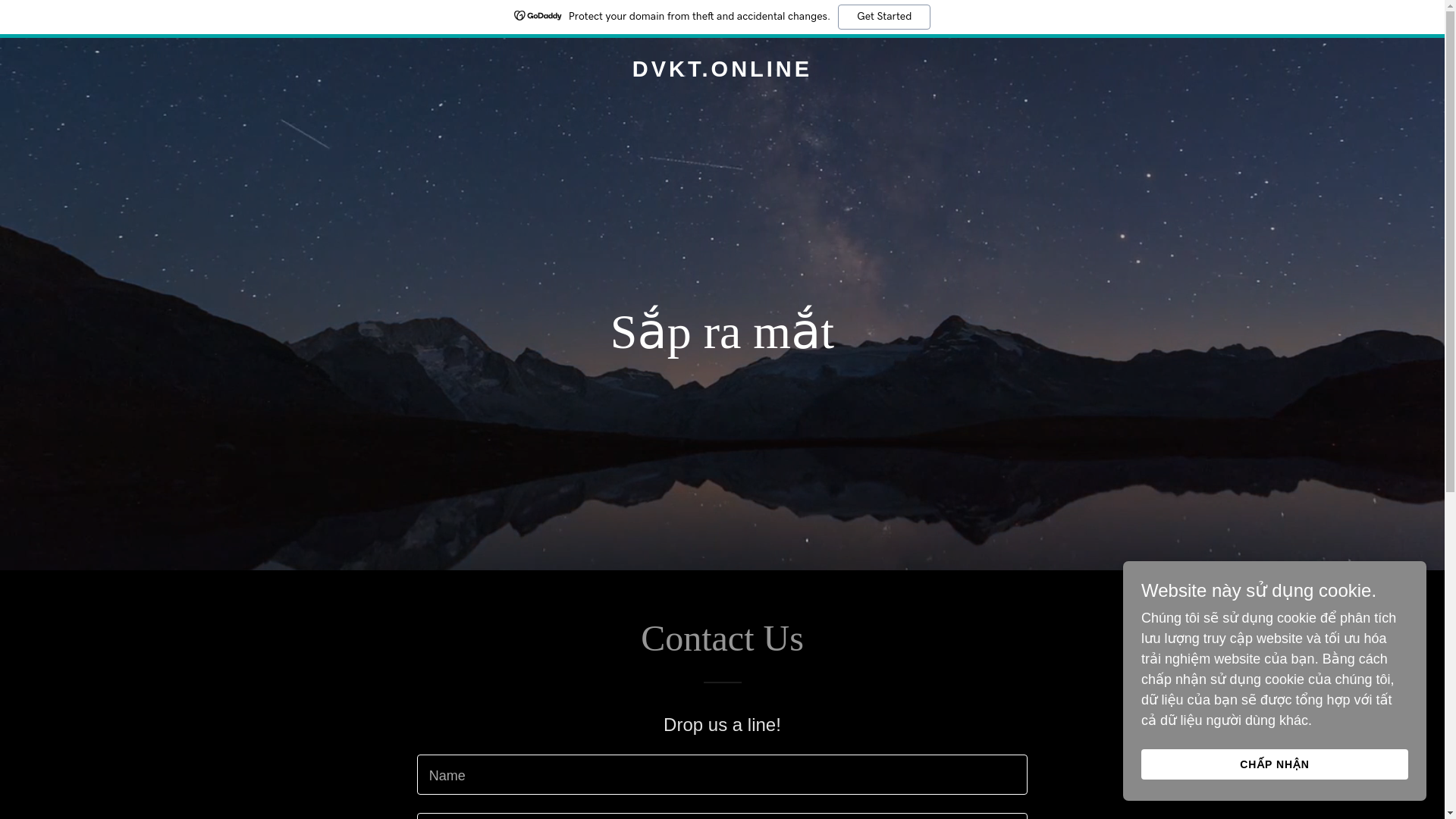 website screenshot of https://dvkt.online/