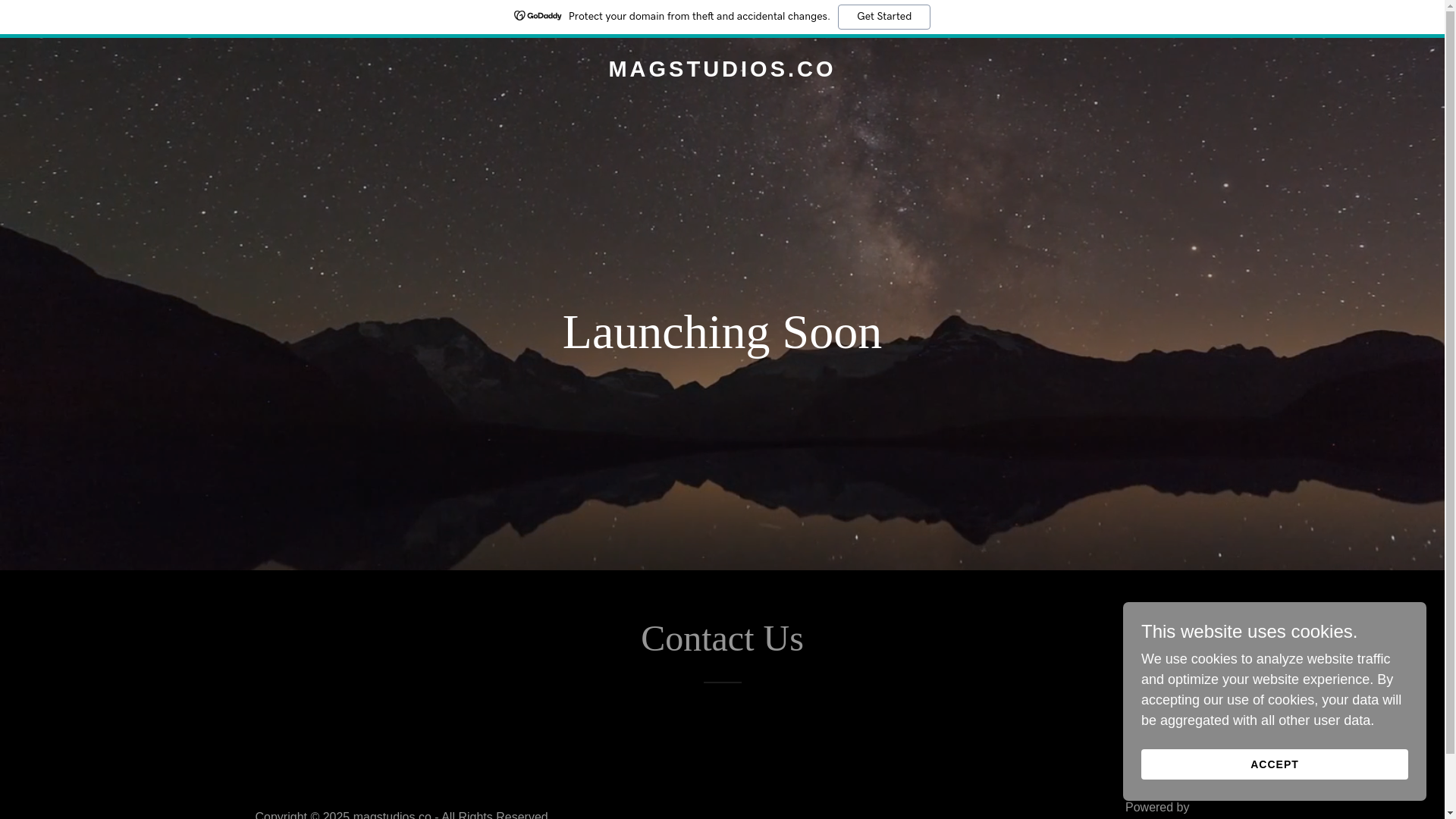 website screenshot of https://magstudios.co/