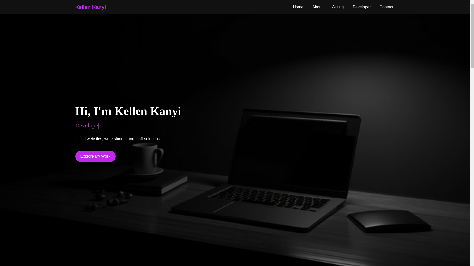 website screenshot of https://kellenkanyi.com/
