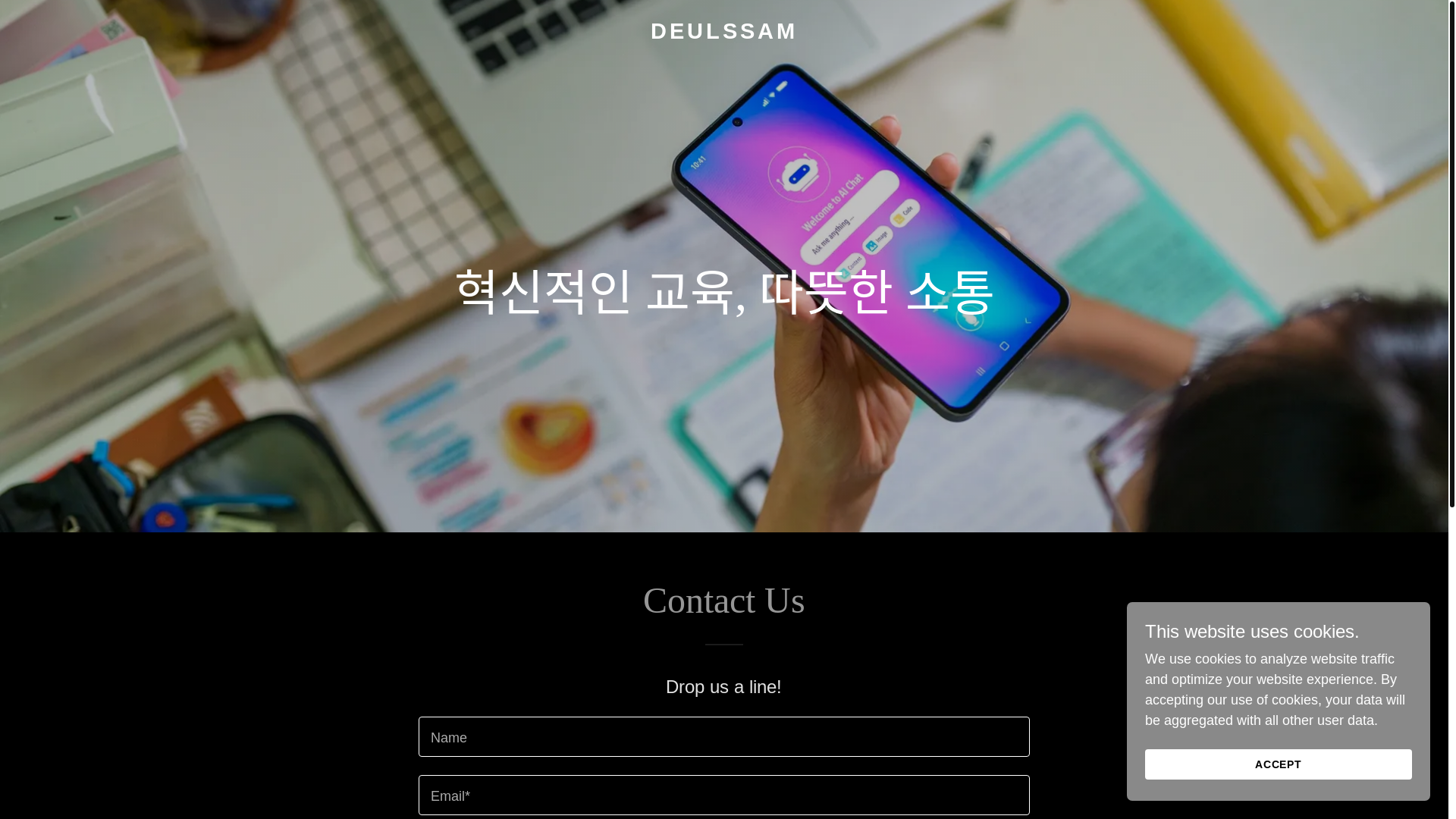 website screenshot of https://deulssam.com/