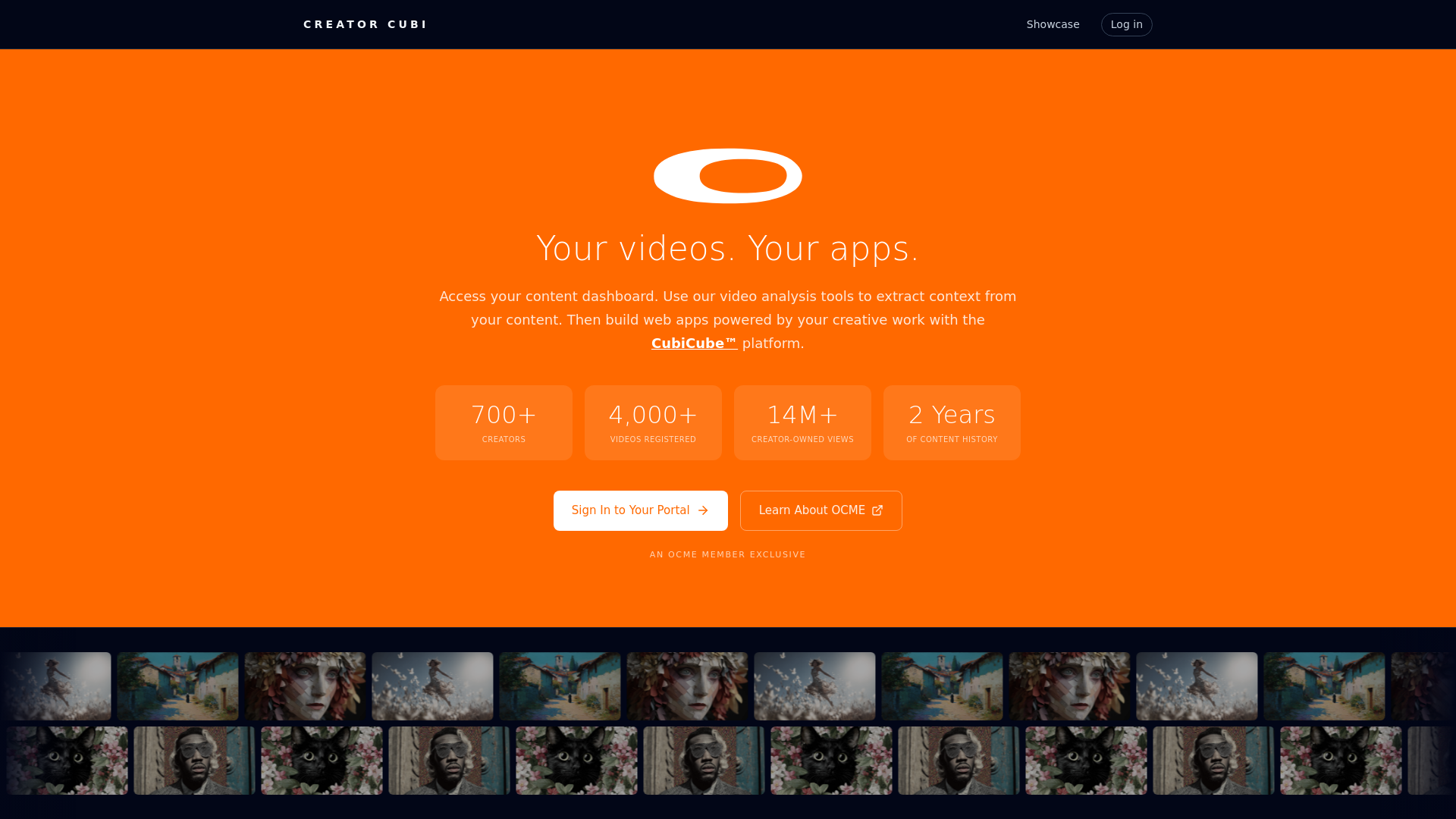 website screenshot of https://creatorsync.link/