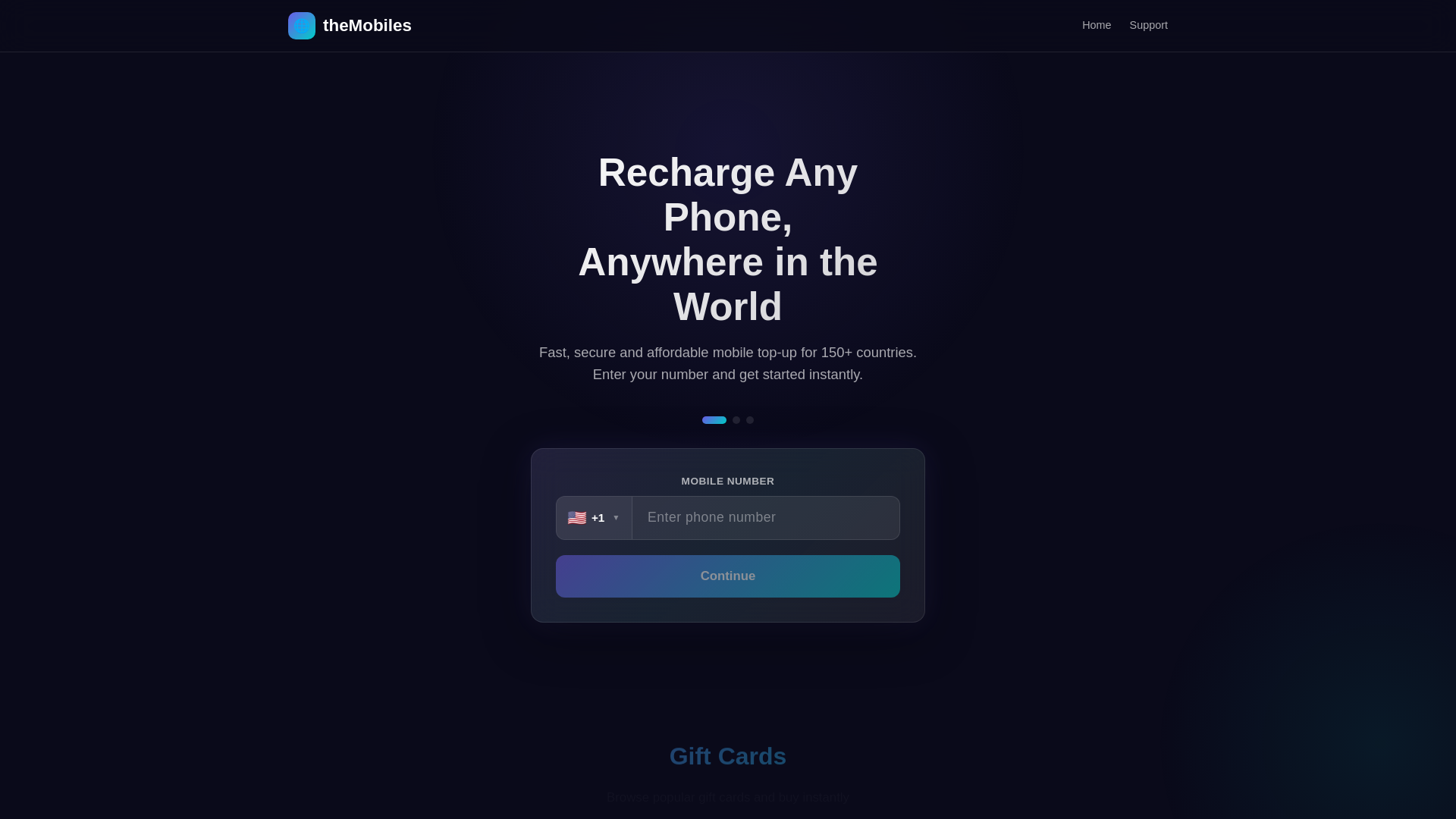 website screenshot of https://themobiles.world/