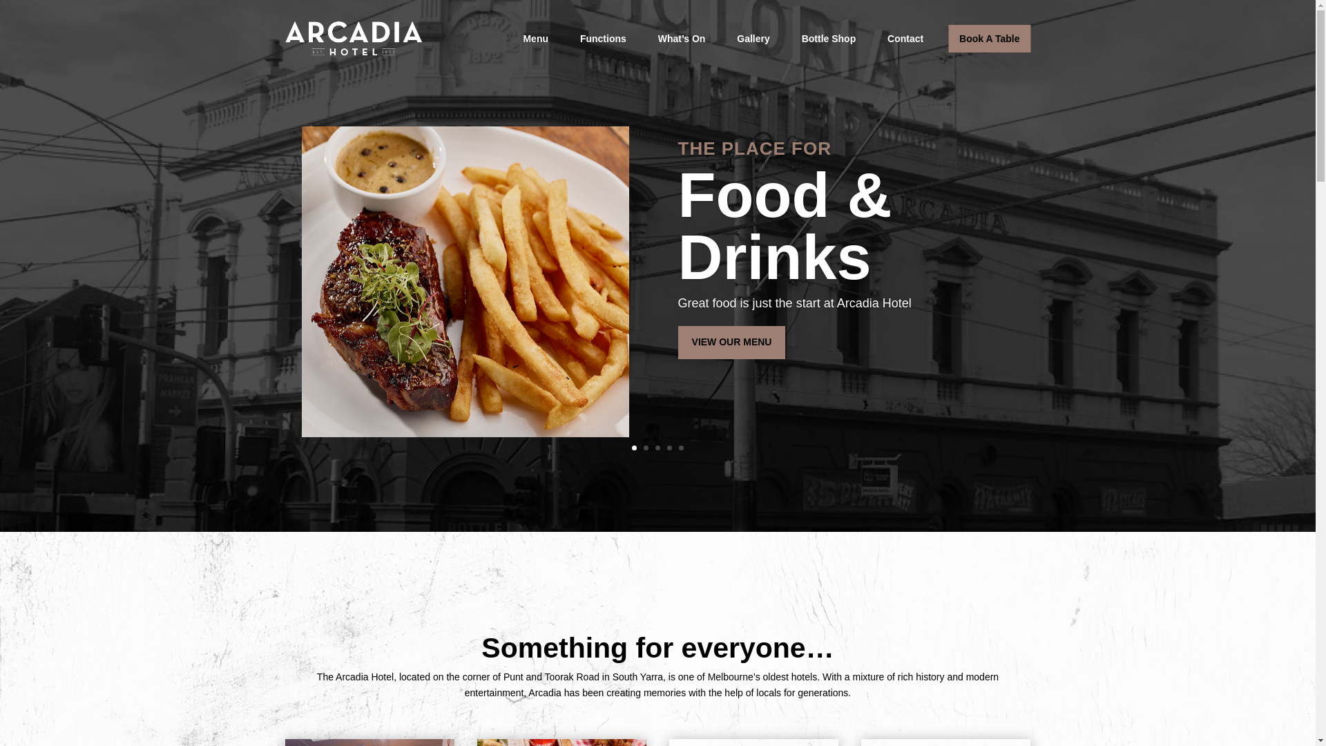website screenshot of https://arcadiahotel.online/