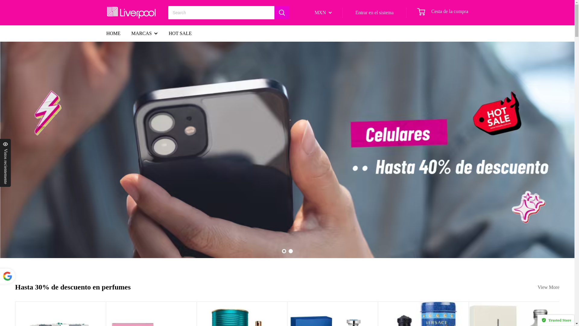 website screenshot of https://liverpoolmx-tienda.com/