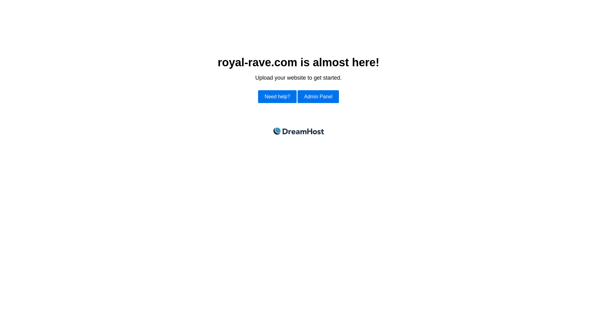 website screenshot of https://royal-rave.com/