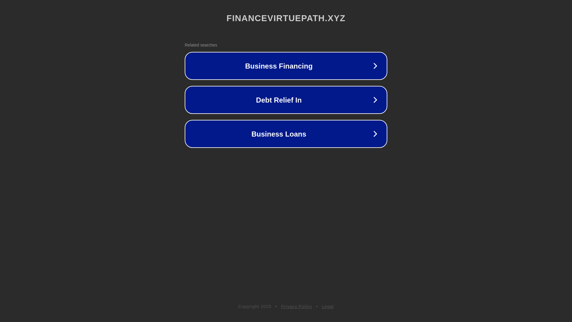 website screenshot of https://financevirtuepath.xyz/