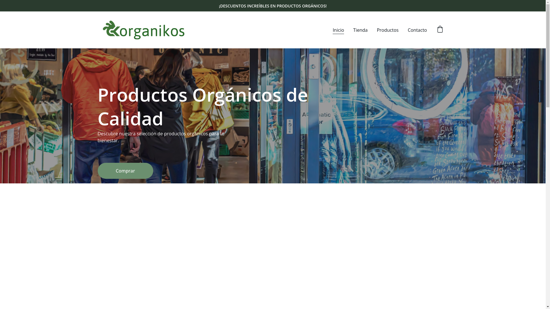 website screenshot of https://korganikos.com/