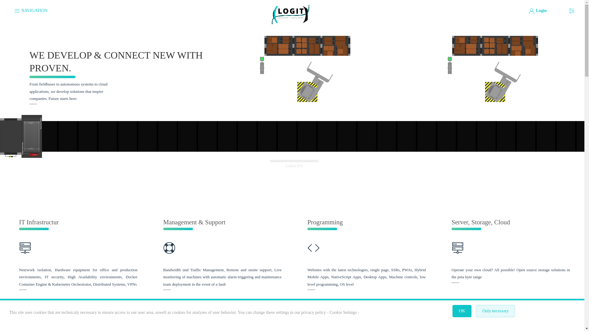 website screenshot of https://www.logit-systems.de/