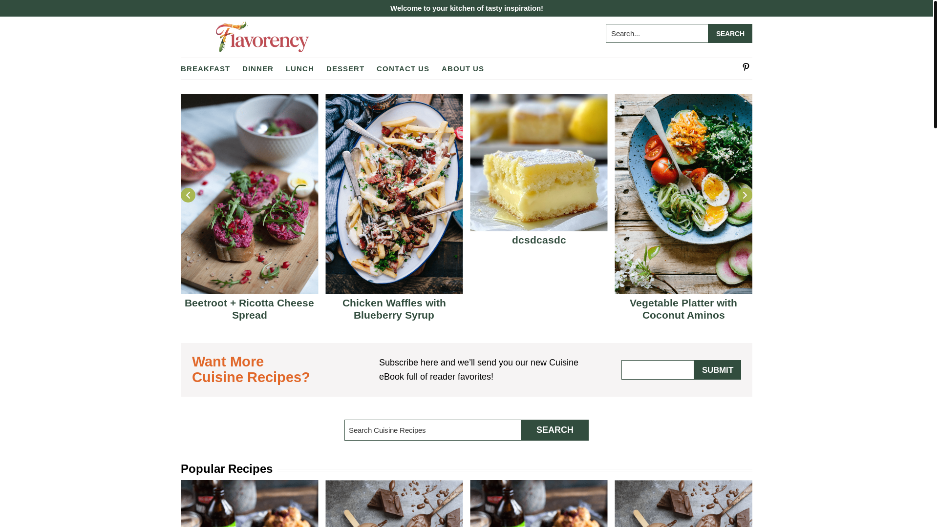 website screenshot of https://flavorency.com/