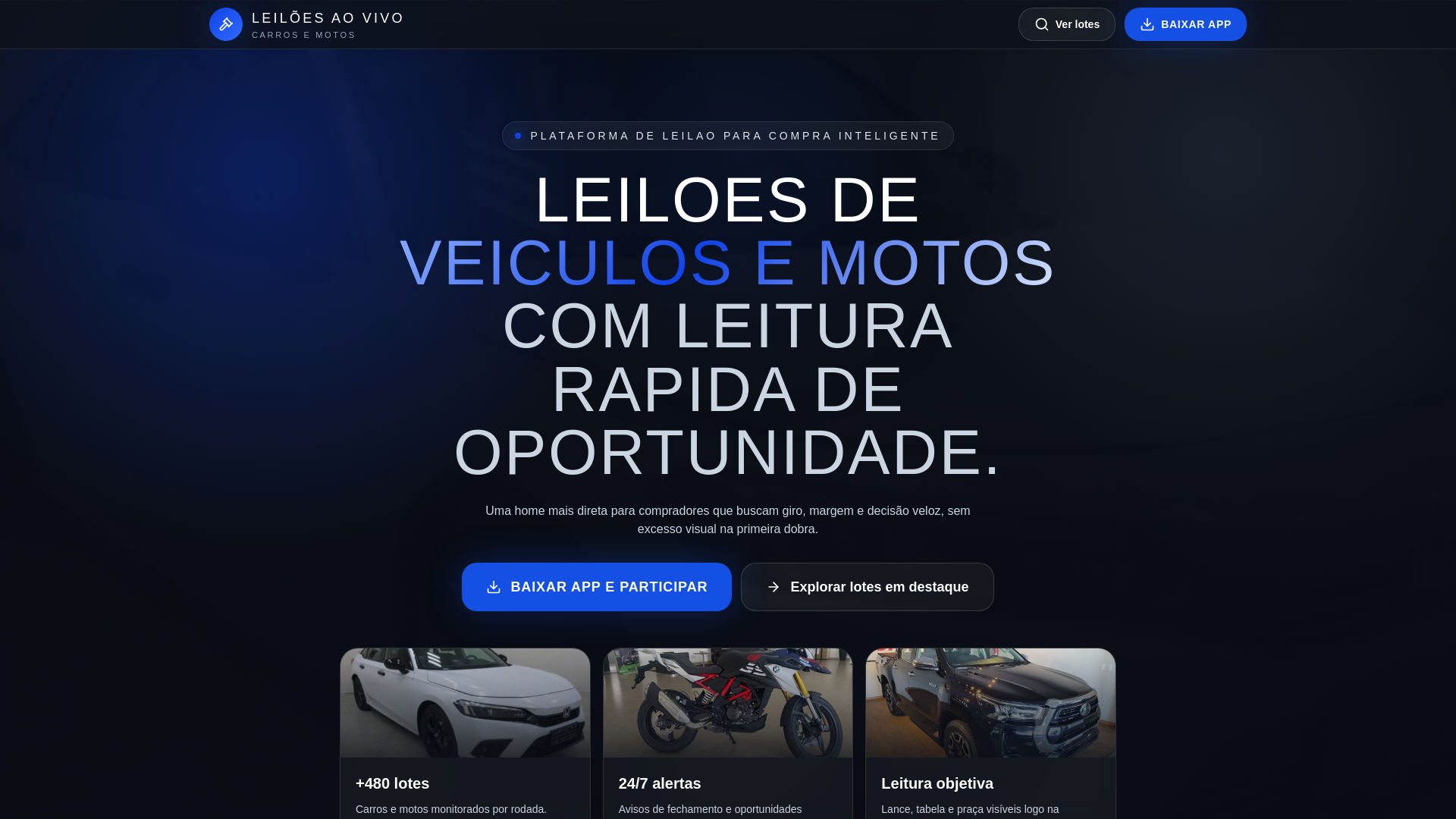website screenshot of https://leilaoaaovivo.space/