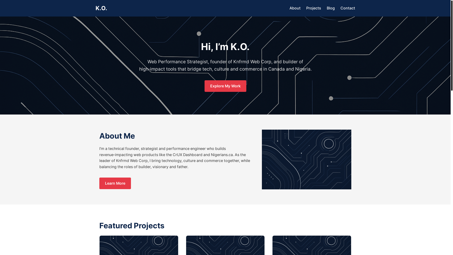 website screenshot of https://kanmiobasa.pages.dev/