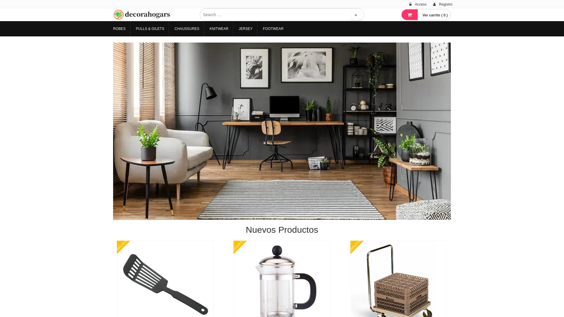 website screenshot of https://decorahogars.com/