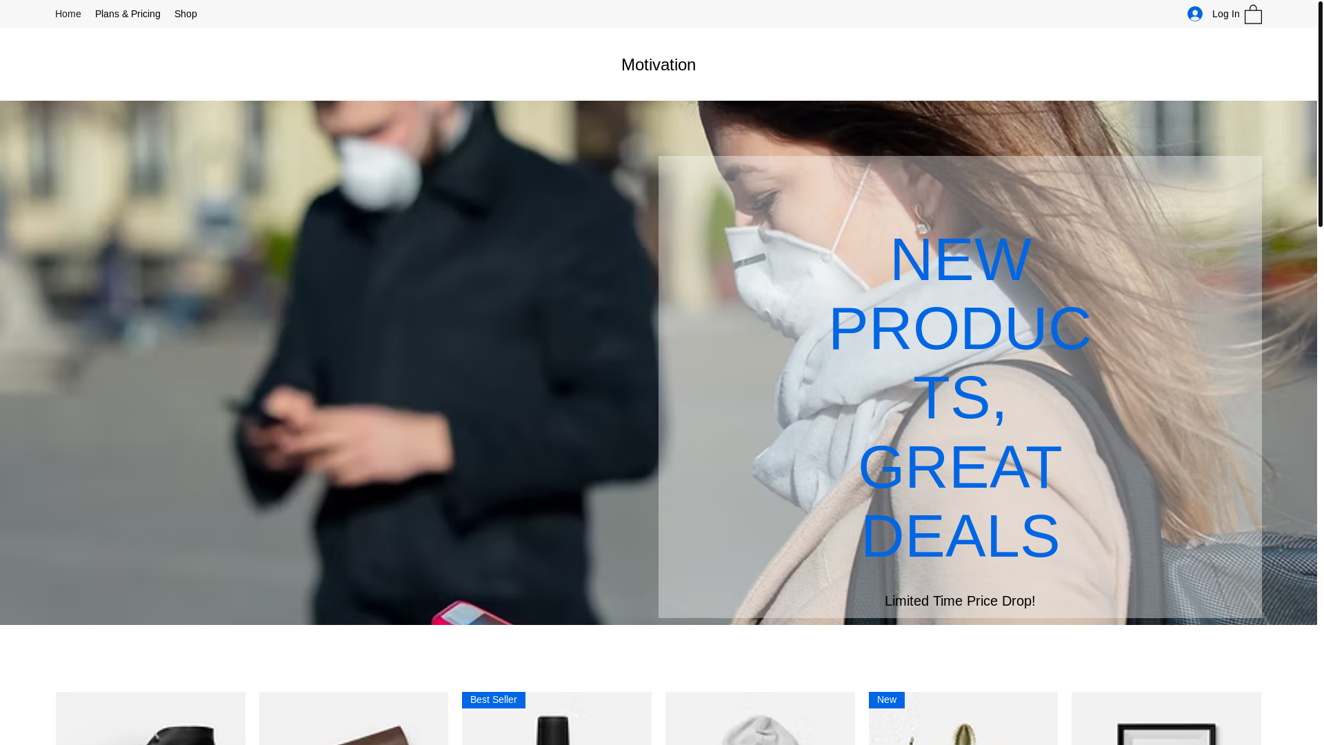 website screenshot of https://motivationalpursuits.org/