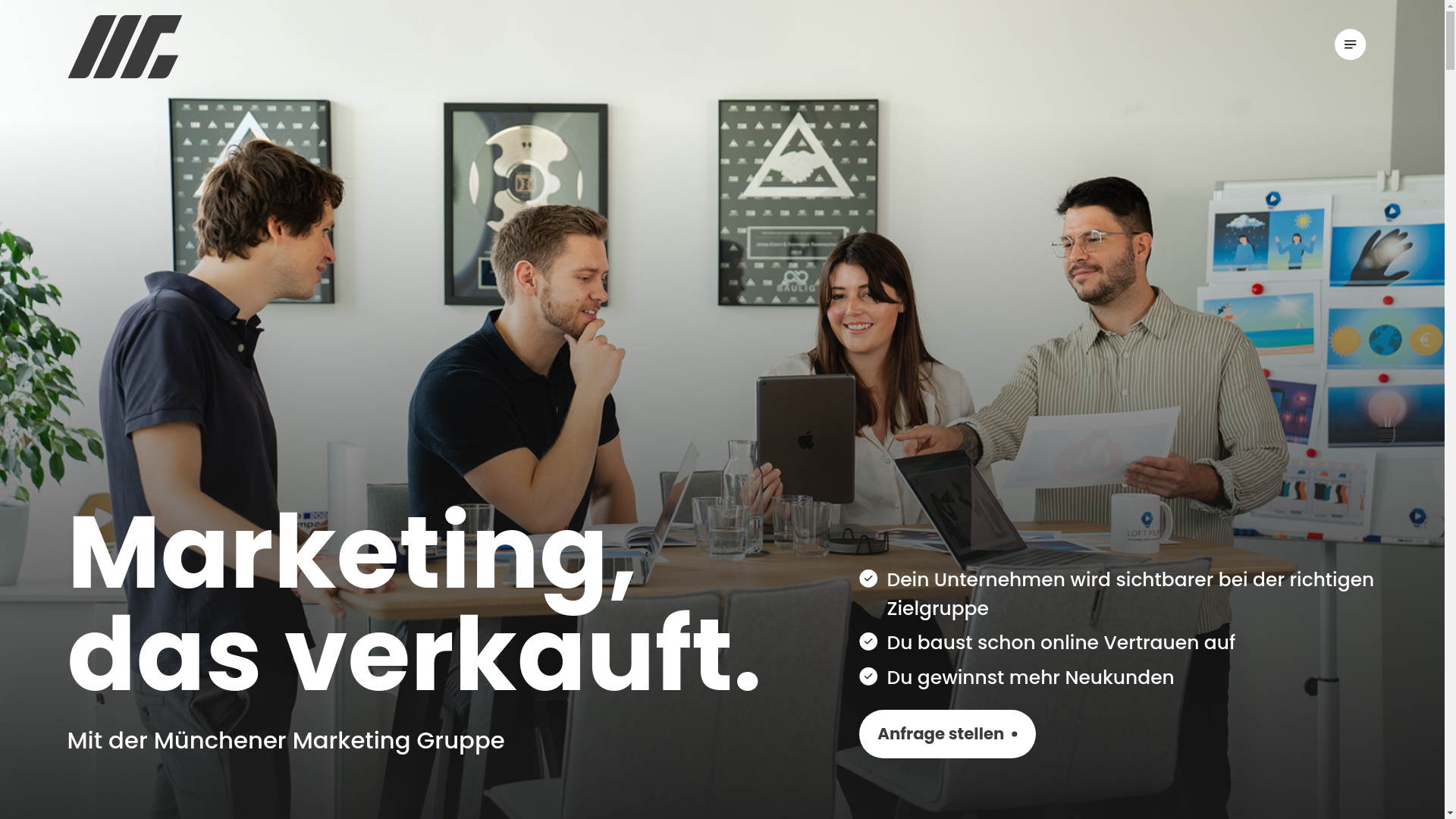 website screenshot of https://xn--mnchener-marketing-gruppe-fwc.com/