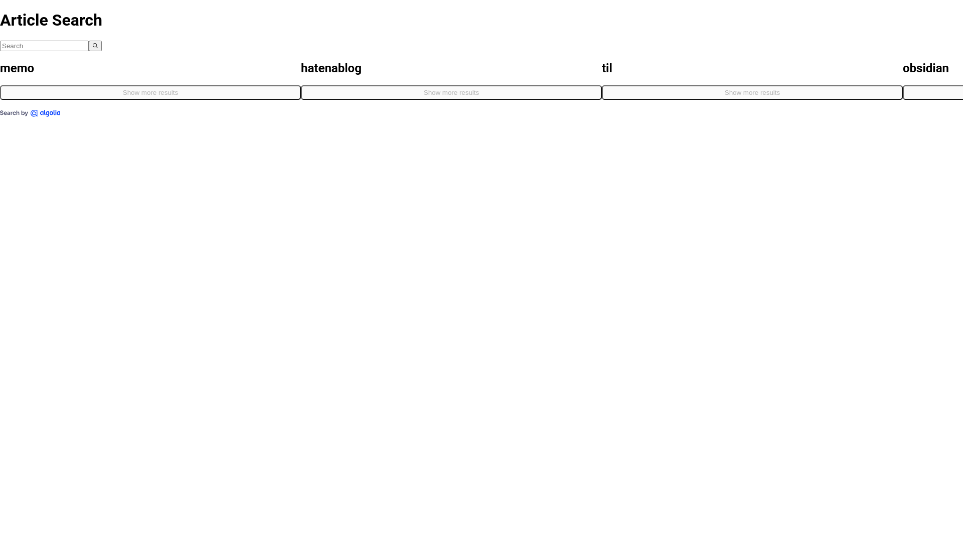 website screenshot of https://article-search.pages.dev/