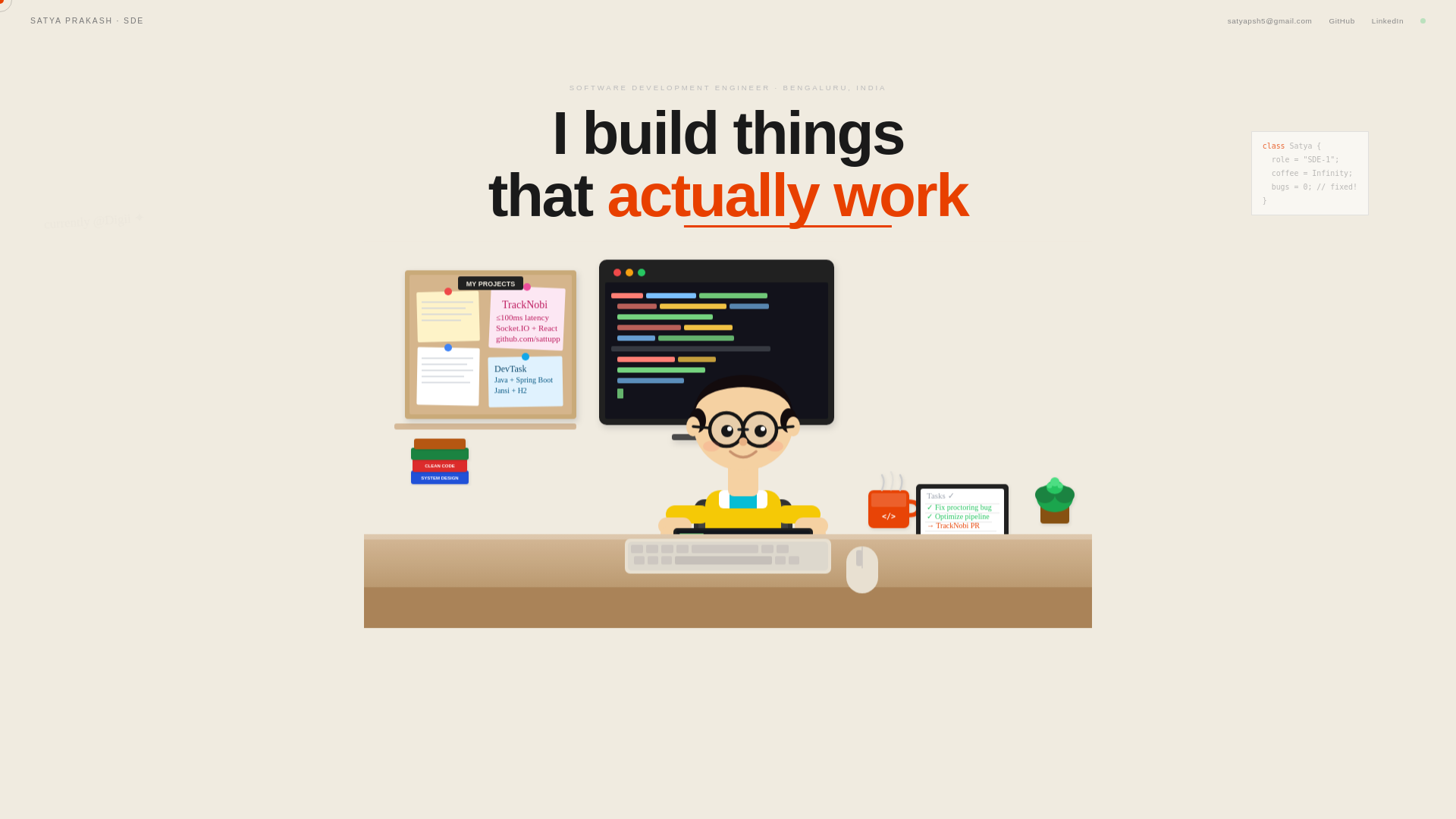 website screenshot of https://sattup.online/