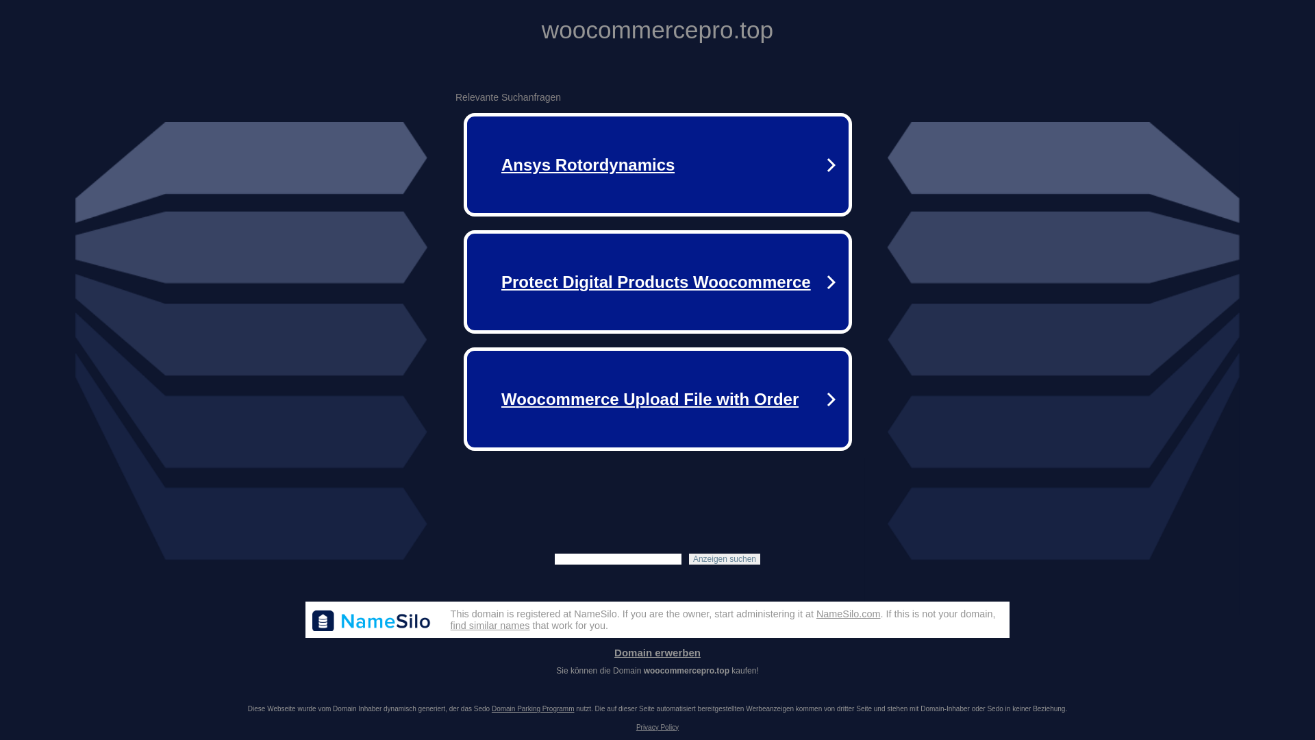 website screenshot of https://woocommercepro.top/