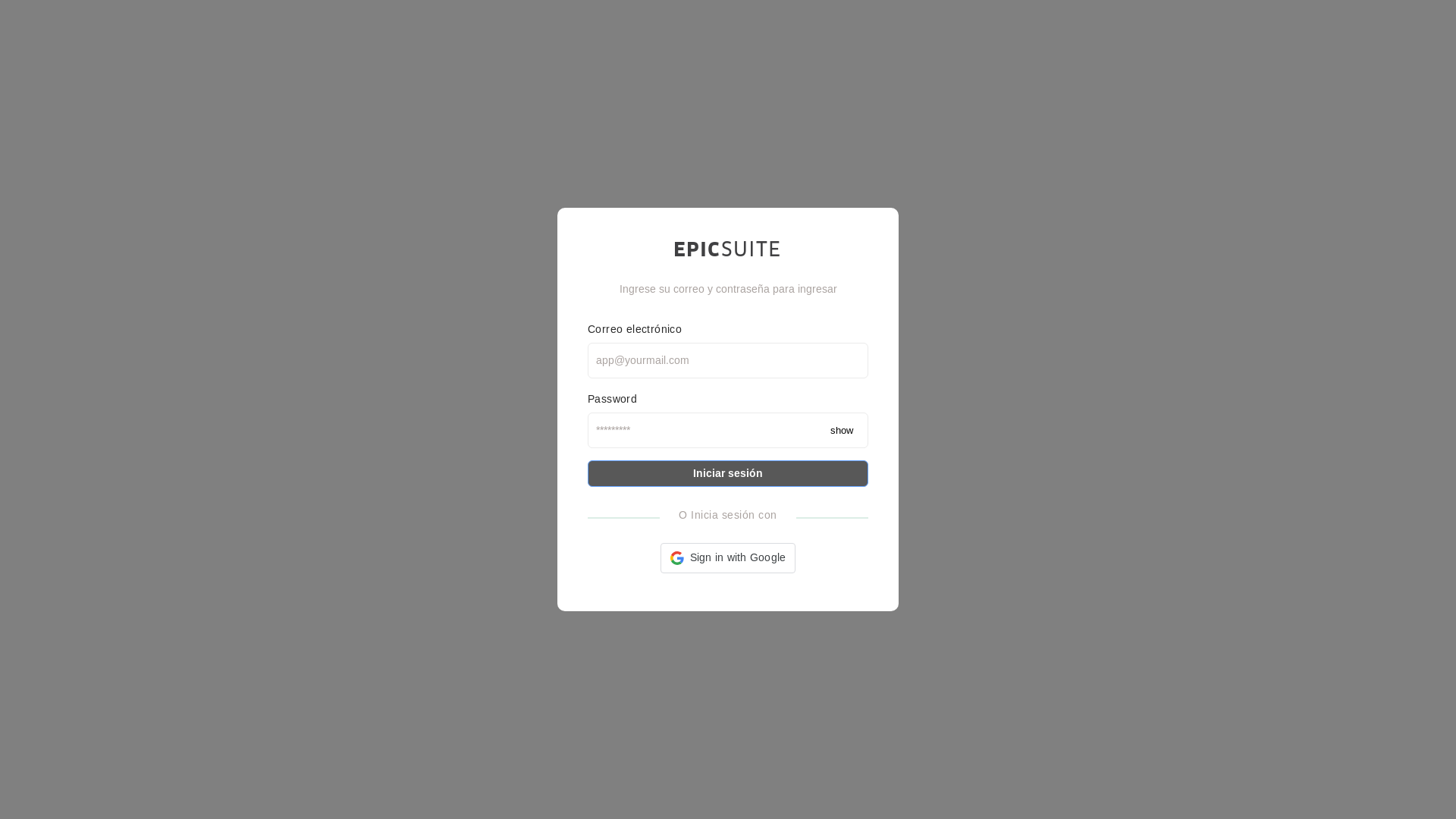 website screenshot of https://epicsuite-frontend.pages.dev/
