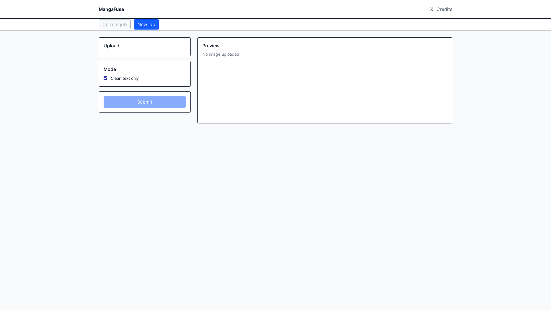 website screenshot of https://mangafuse.com/