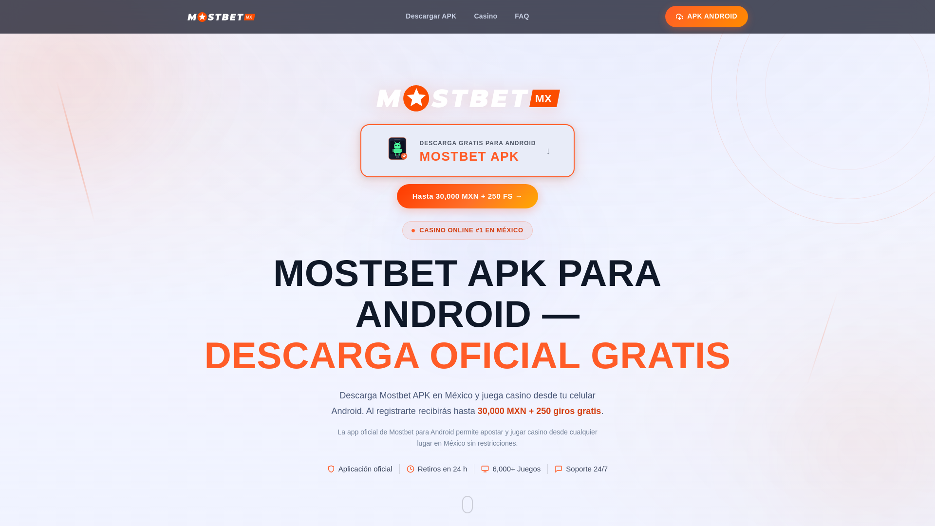 website screenshot of https://mostbet-descargar.mx