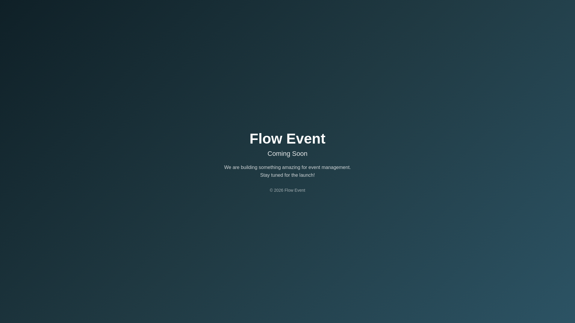 website screenshot of https://flowevent.net/