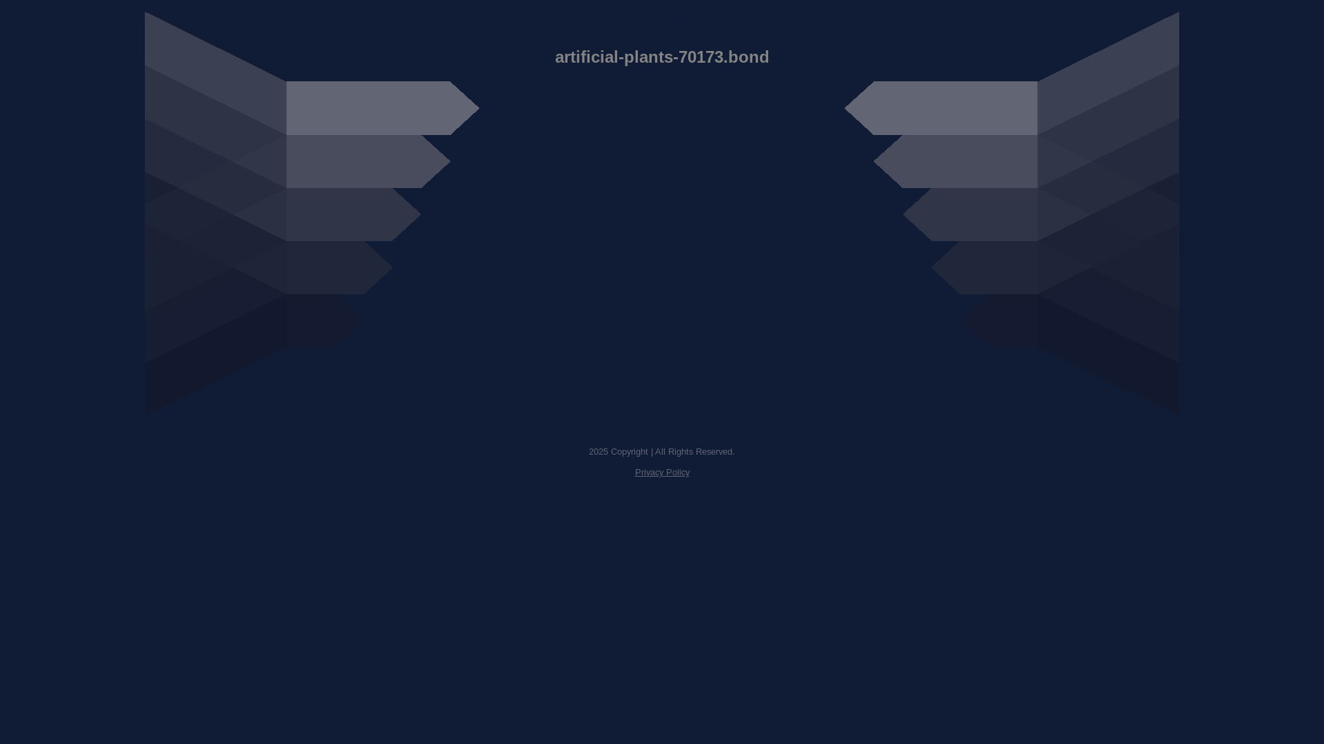 website screenshot of https://artificial-plants-70173.bond/