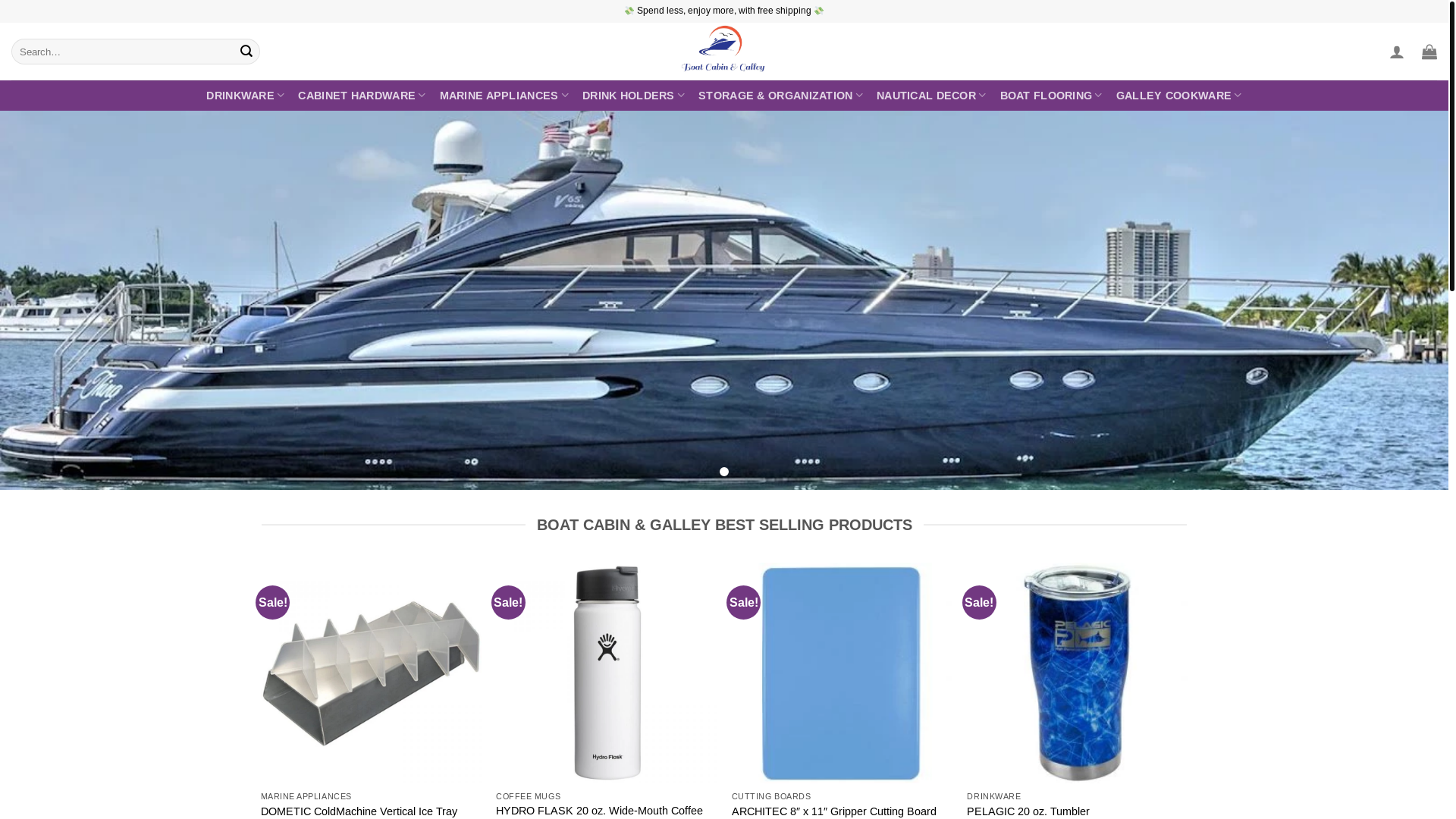 website screenshot of https://www.galleypromo.com/