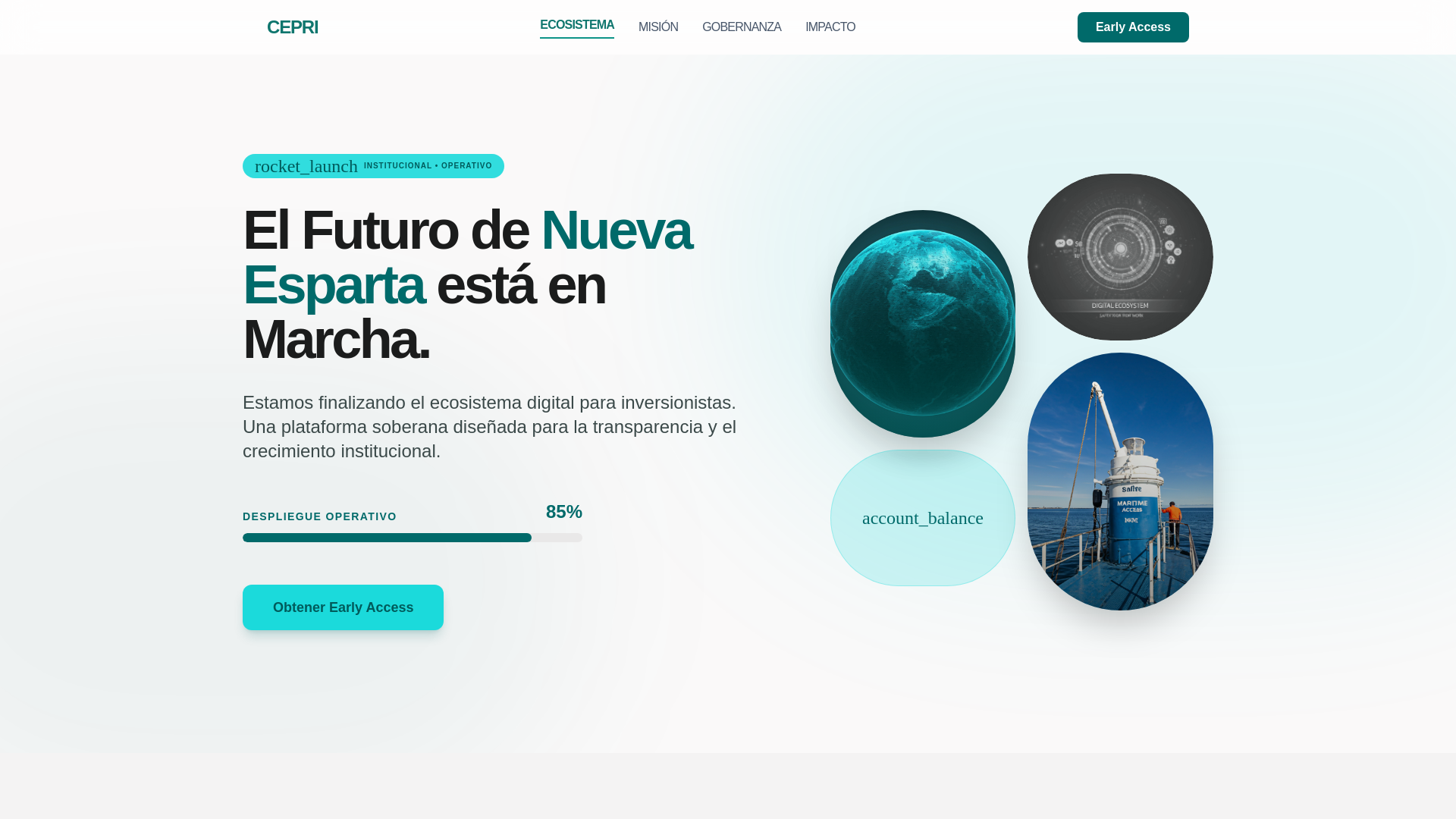 website screenshot of https://cepri-coming-soon-poc.pages.dev/