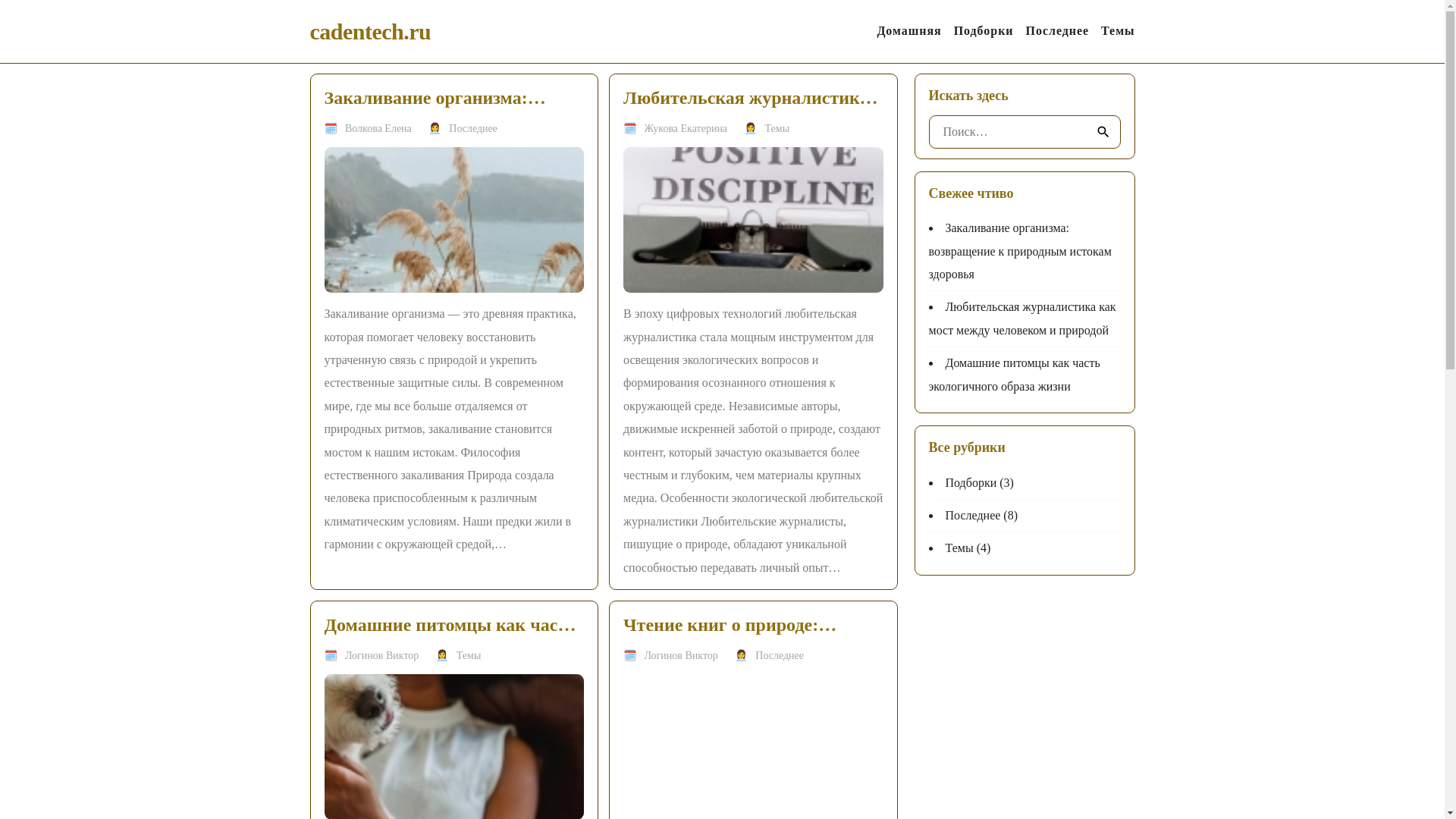 website screenshot of https://cadentech.ru/